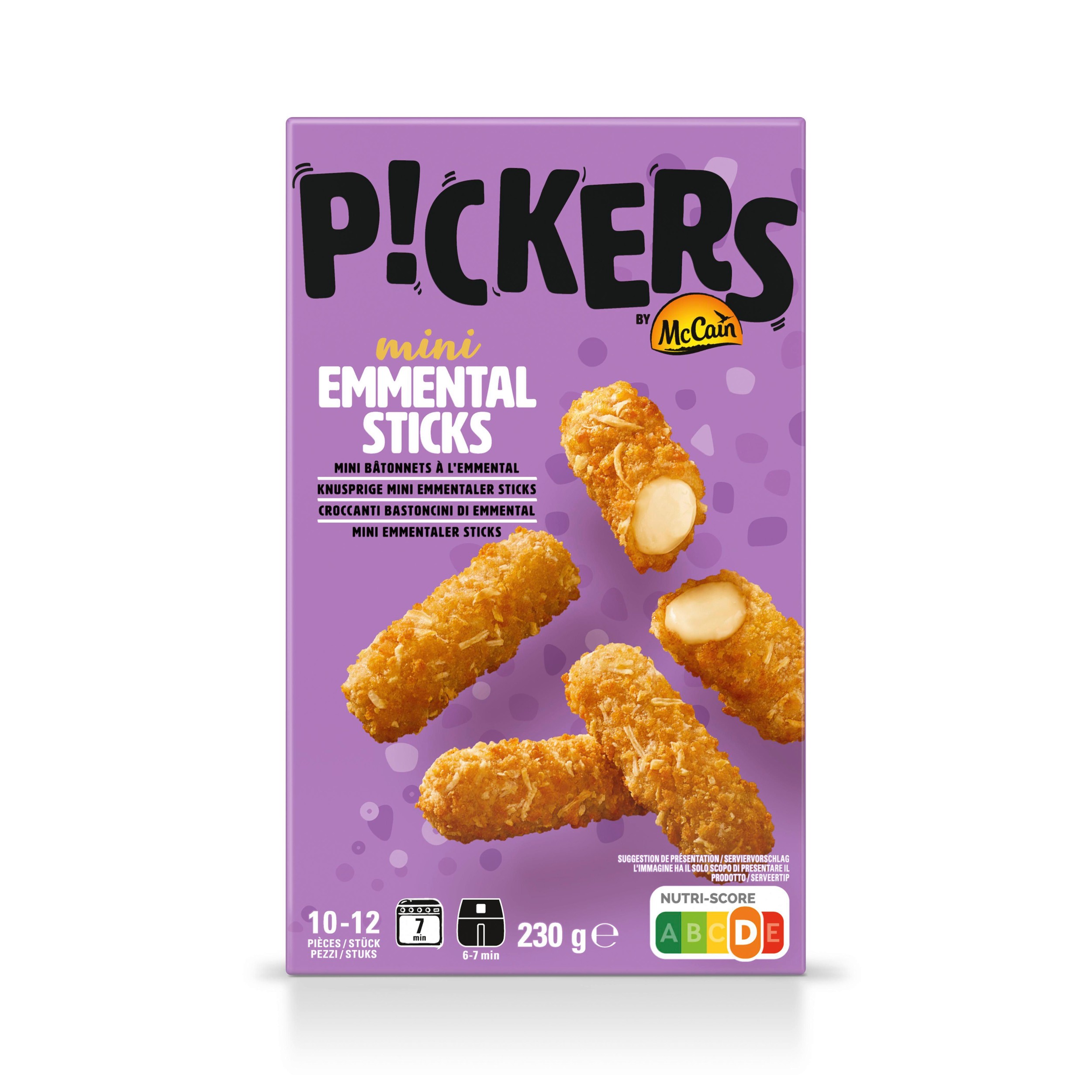 Mražené potraviny - McCain Pickers Mini Emmental Sticks mražené 230g
