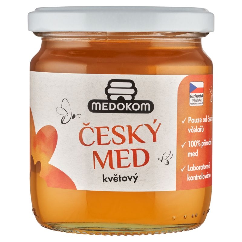 Trvanlivé potraviny - Medokomerc Český med květový 500 g