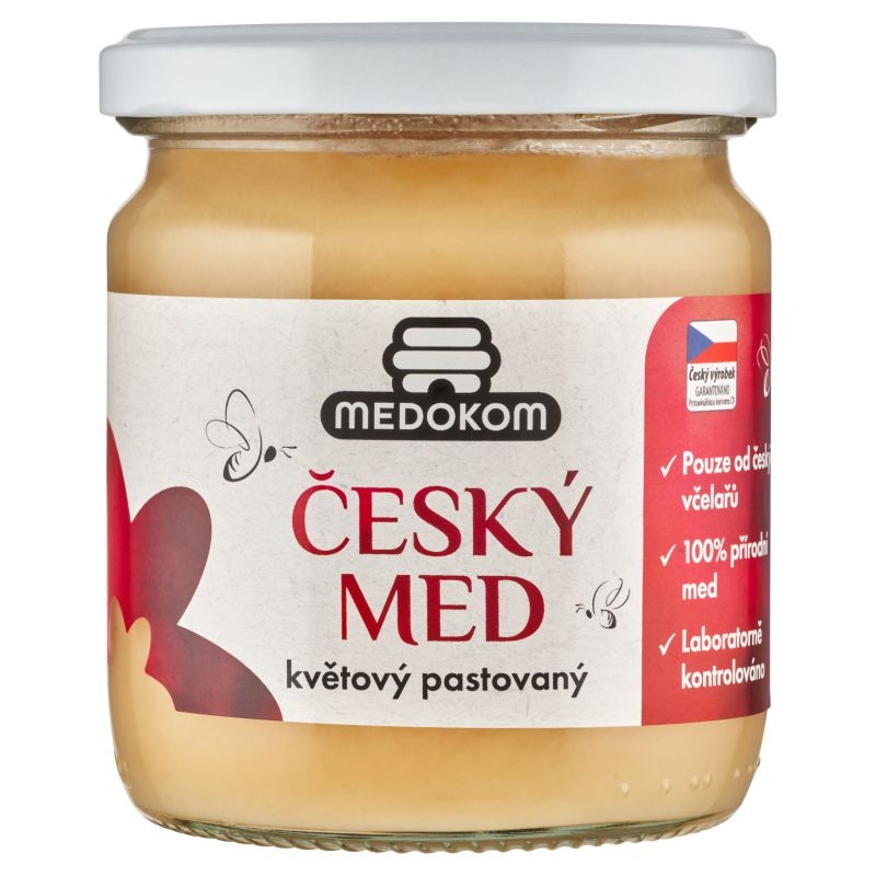Trvanlivé potraviny - Medokomerc Český med květový pastovaný 500g