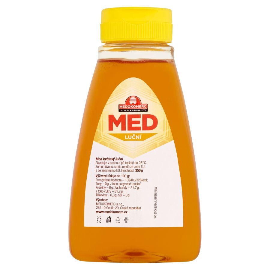 Trvanlivé potraviny - Medokomerc Med luční 350 g