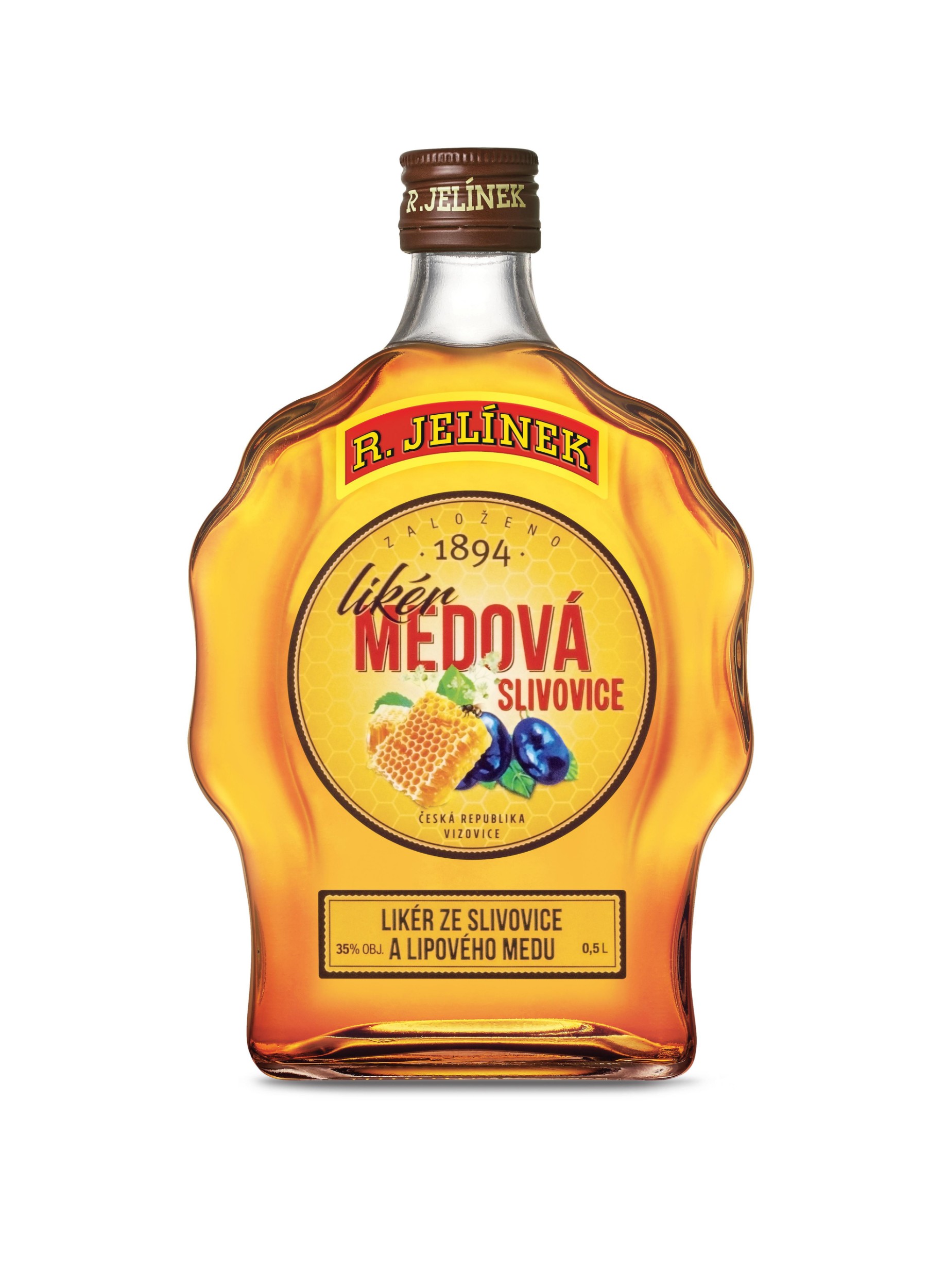 Nápoje - Medová Slivovice 35% 0,5 l