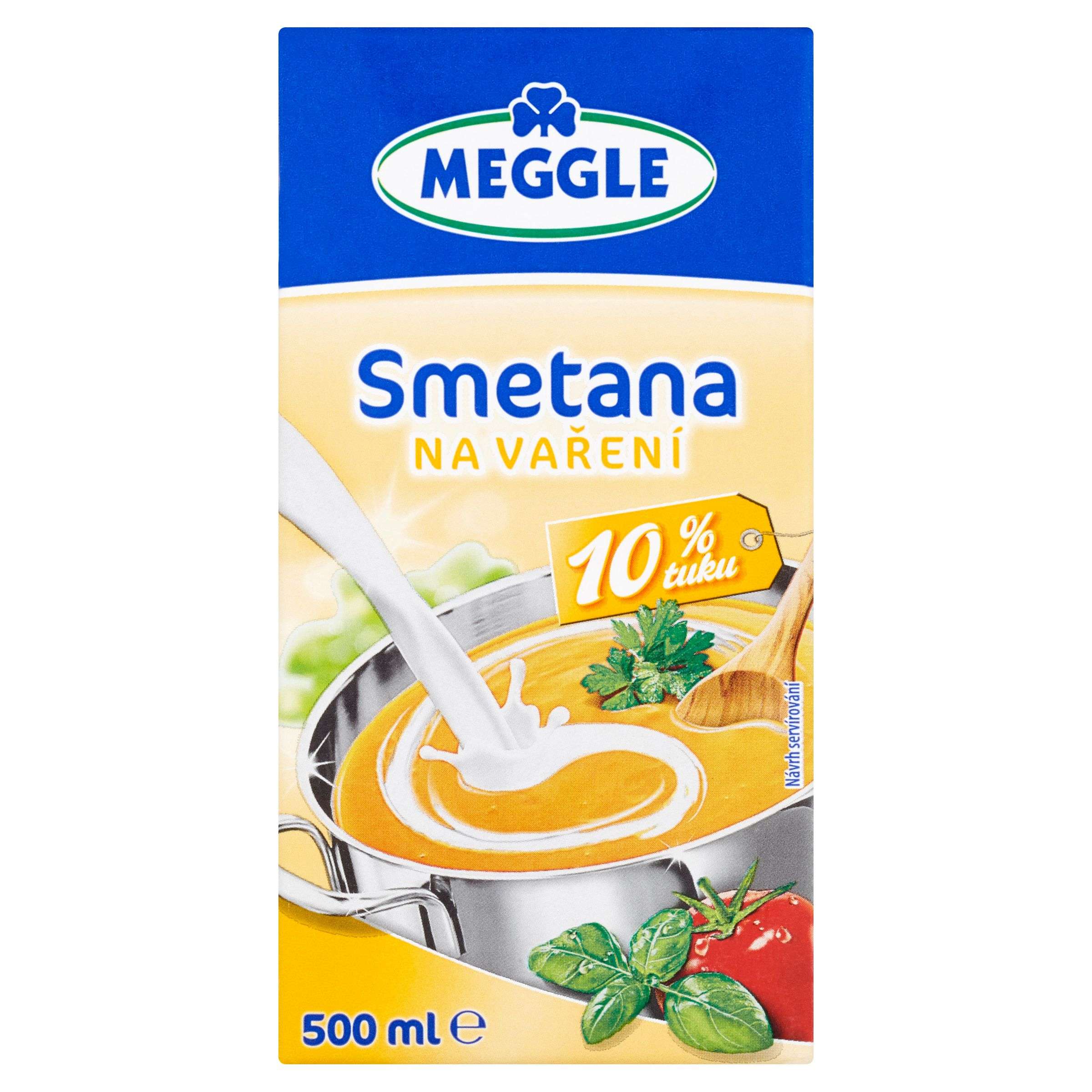 Mléčné a chlazené - Meggle Smetana na vaření 10% tuku 500 ml