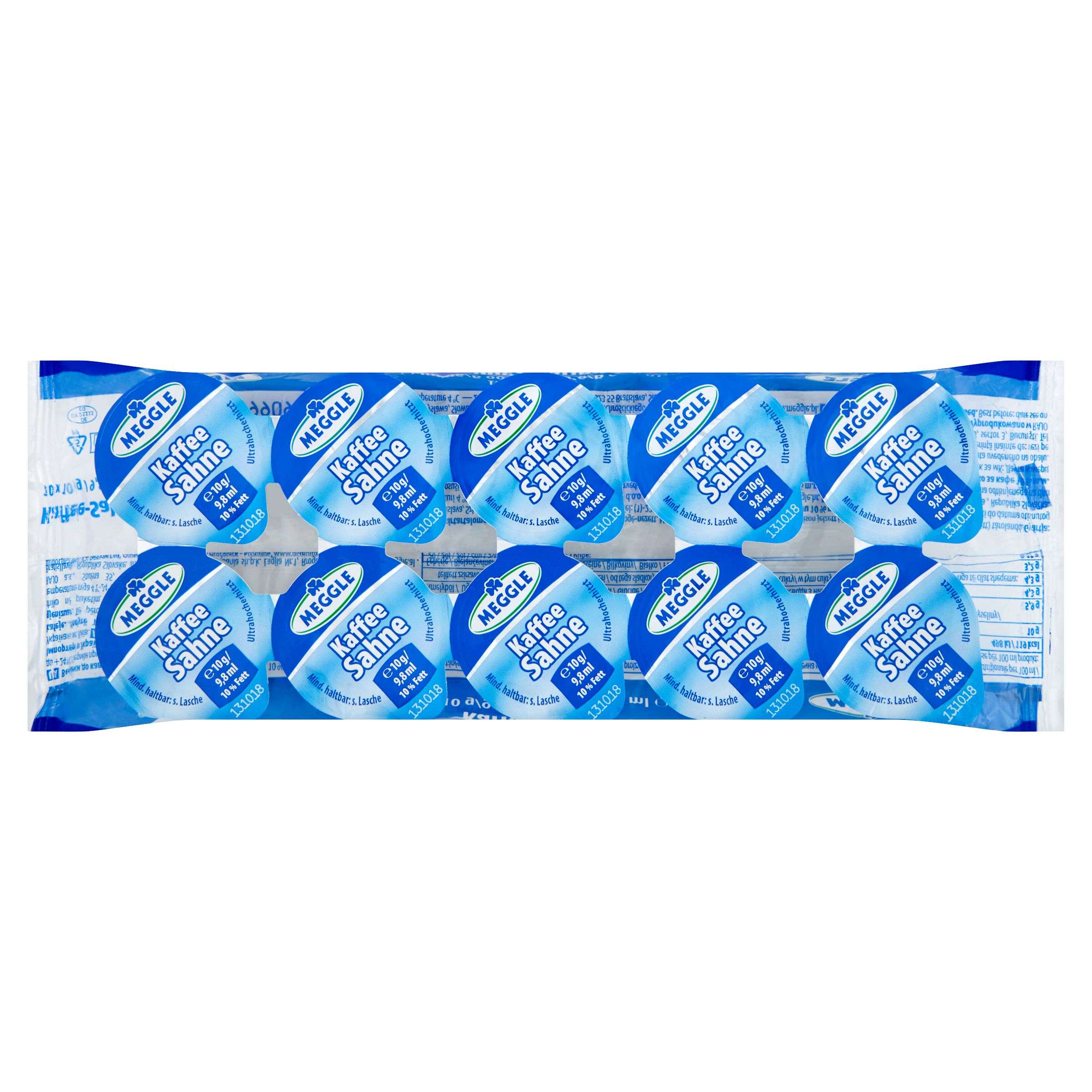 Mléčné a chlazené - Meggle Trvanlivá smetana do kávy 10x10 g
