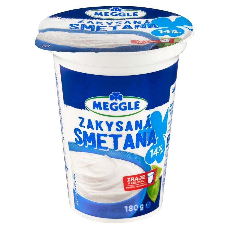 Mléčné a chlazené - Meggle Zakysaná smetana 14% 180 g