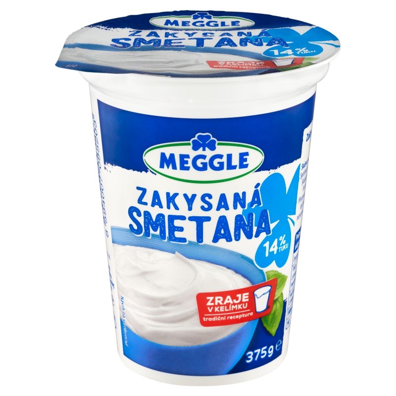 Mléčné a chlazené - Meggle Zakysaná smetana 14% 375 g