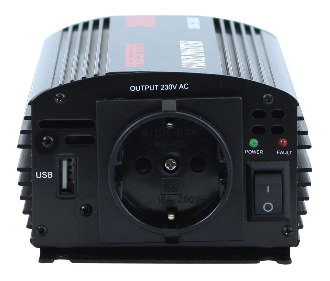 Auto-moto - Měnič Napětí 300W 12/220V USB