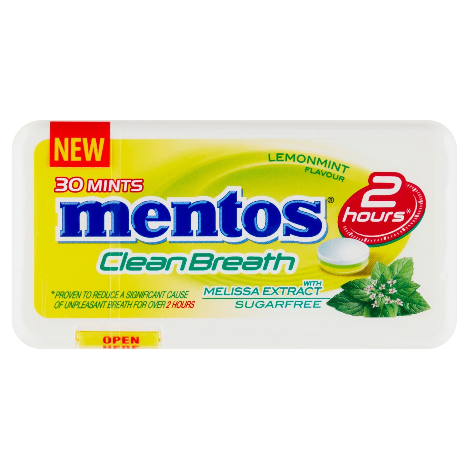 Trvanlivé potraviny - Mentos CleanBreath Lemonmint 21g