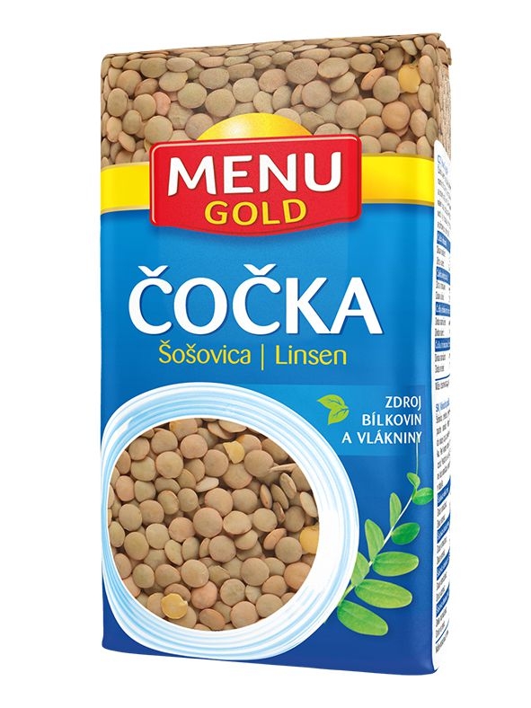Trvanlivé potraviny - Menu Gold Čočka velkozrnná 500g