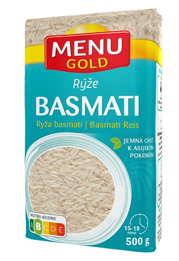 Trvanlivé potraviny - Menu Gold Rýže basmati 500g