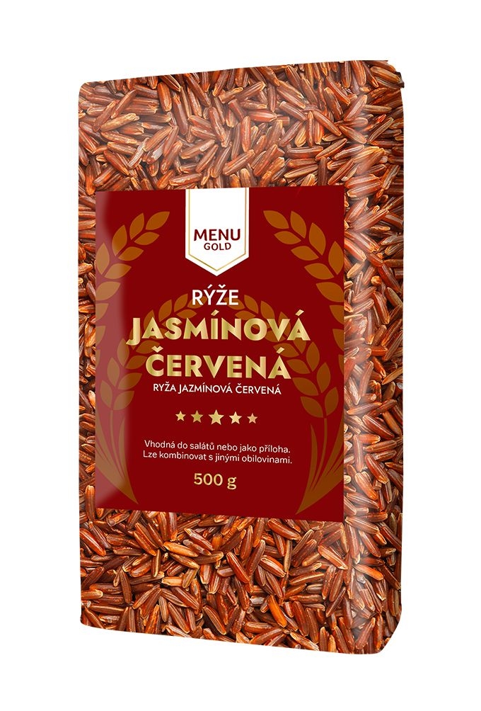 Trvanlivé potraviny - Menu Gold Rýže jasmínová červená 500g