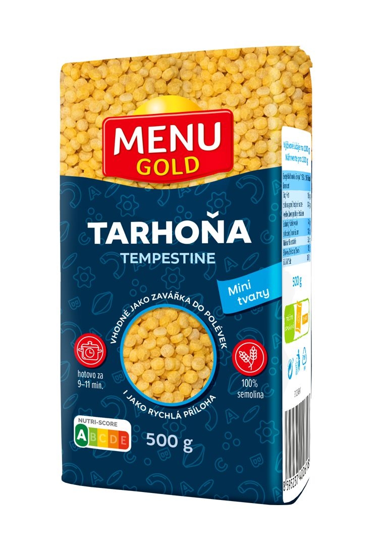 Trvanlivé potraviny - Menu Gold Tarhoňa 500g