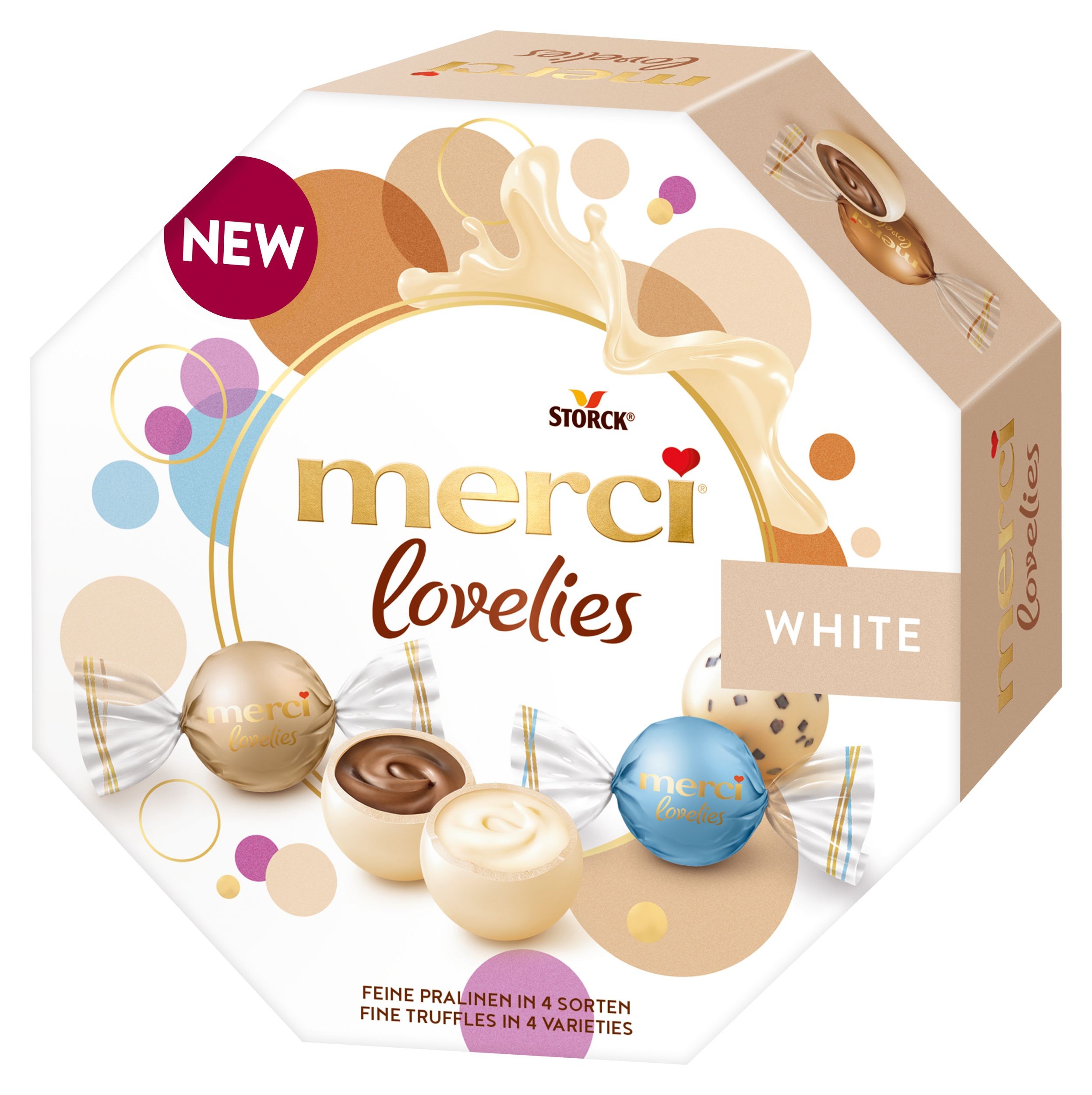 Trvanlivé potraviny - Merci Lovelies White 185g