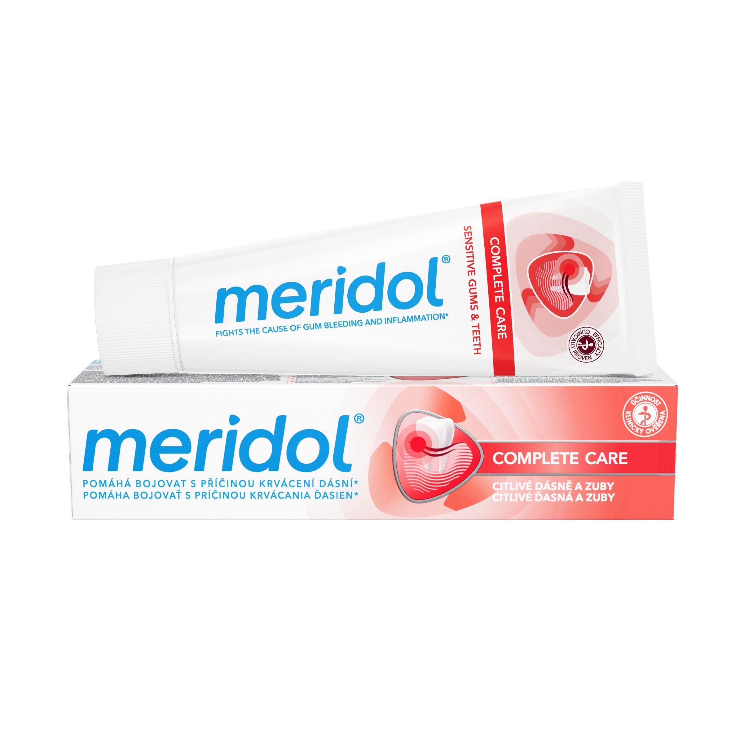 Drogerie a kosmetika - Meridol Zubní pasta Complete Care 75 ml