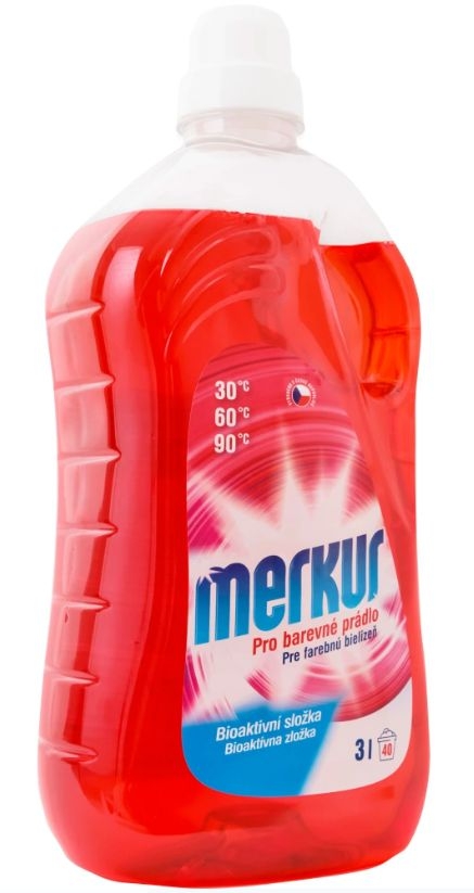 Drogerie a kosmetika - Merkur Gel color pro barevné prádlo 60 praní