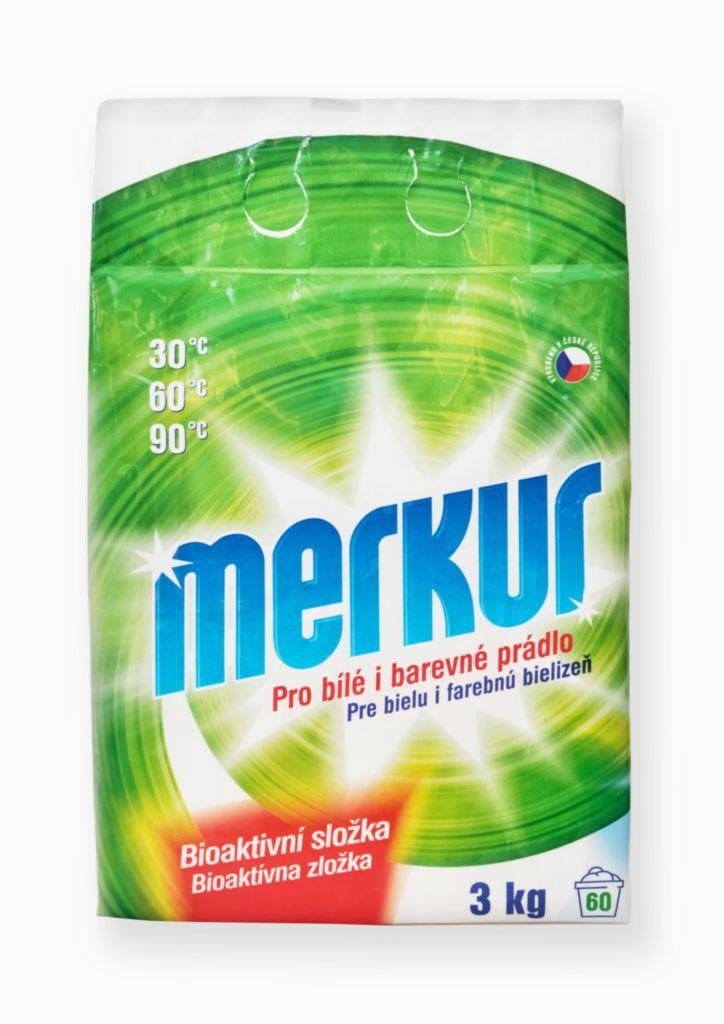 Drogerie a kosmetika - Merkur Univerzální prací prostředek 3 kg 60 praní