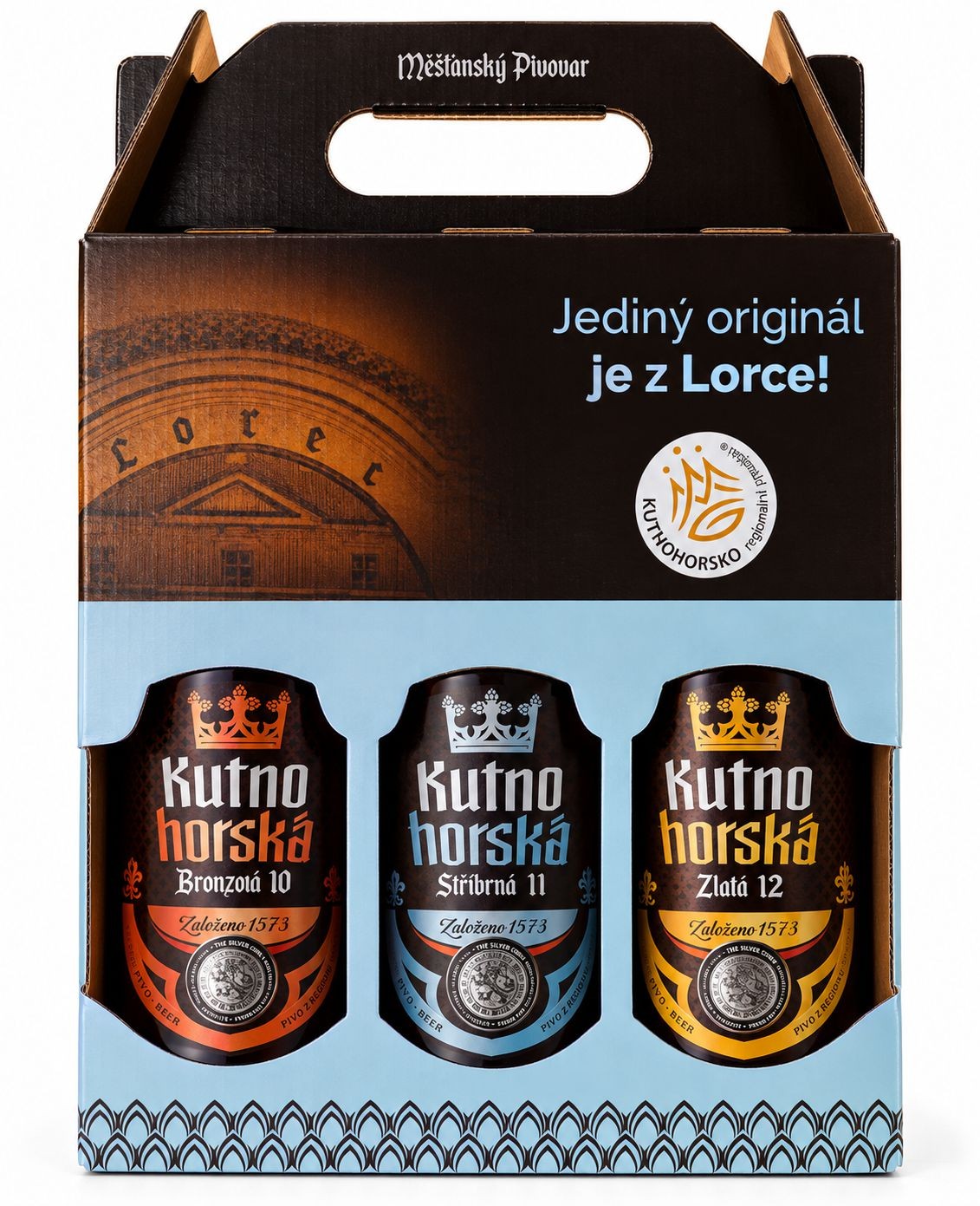 Nápoje - Měšťanský pivovar Kutnohorská 3pack