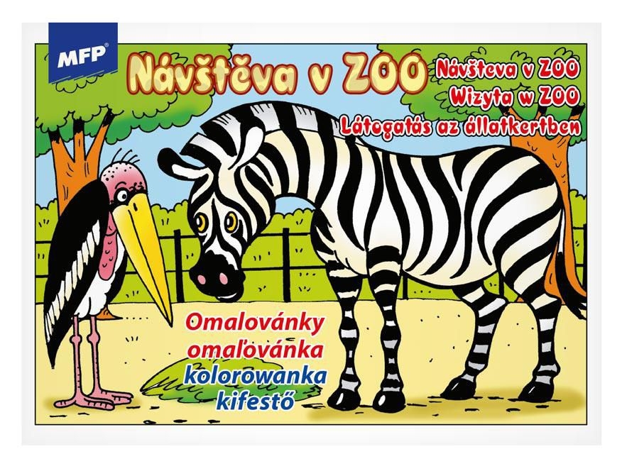 Domácnost a Zahrada - MFP Omalovánky A5 Návštěva v ZOO