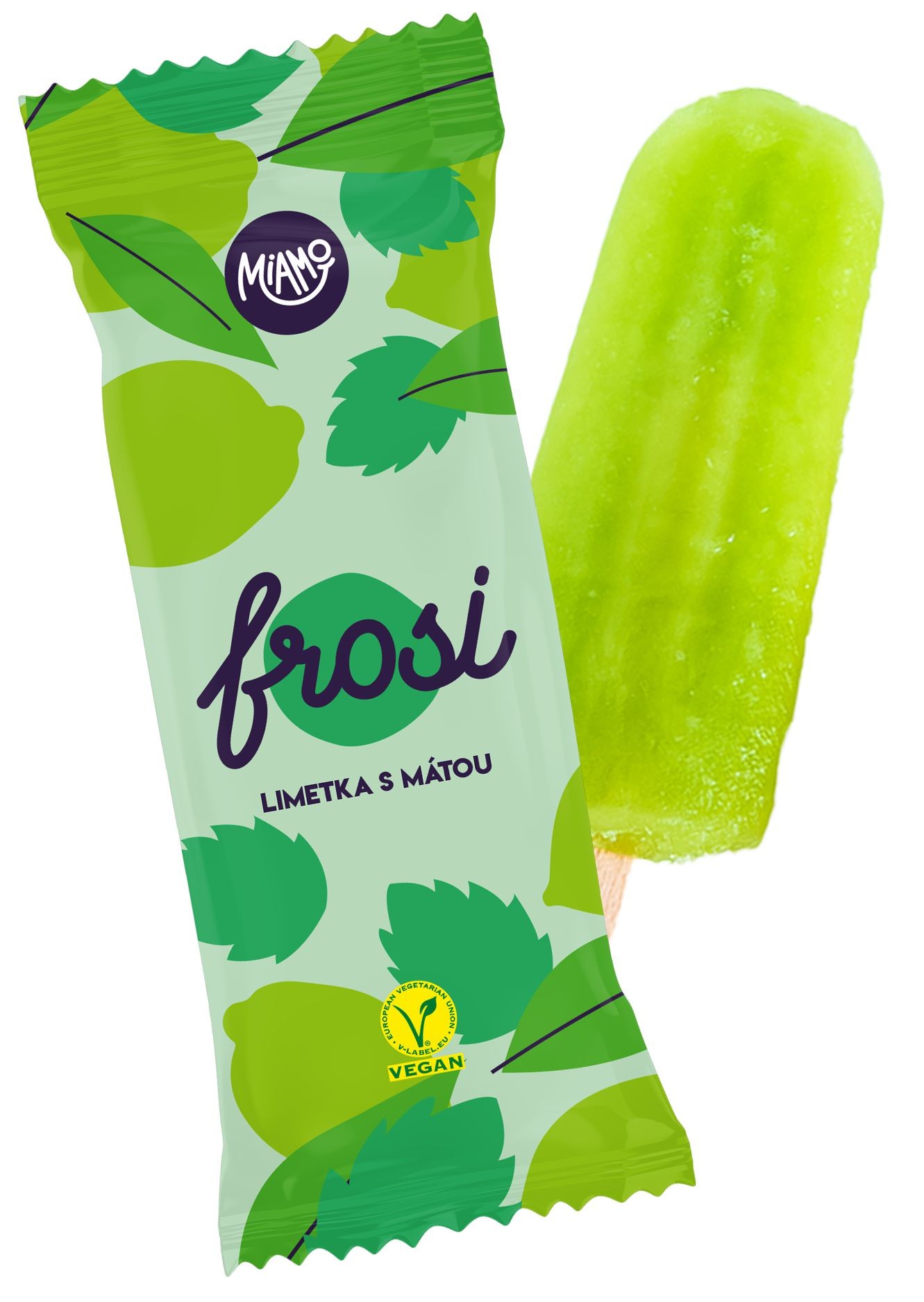 Mražené potraviny - Miamo Zmrzlina Frosi limeta-máta 50 ml