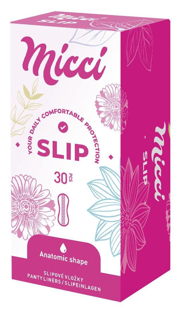 Drogerie a kosmetika - Micci Slip slipové vložky intimky 30 ks