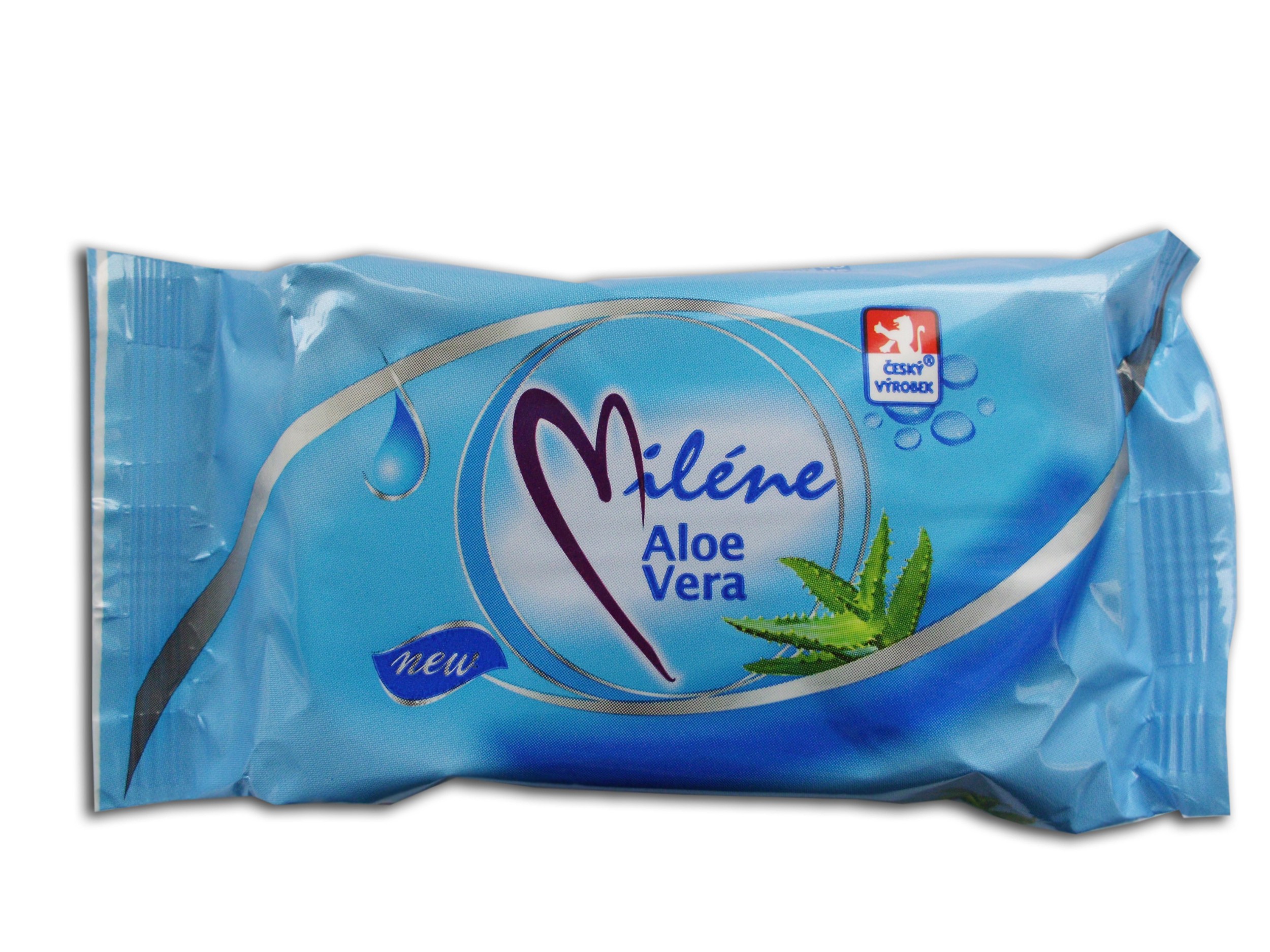 Drogerie a kosmetika - Miléne Tuhé mýdlo Aloe vera 100 g