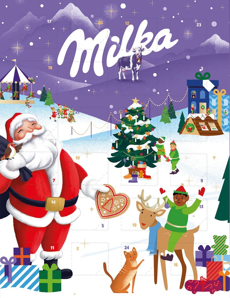 Trvanlivé potraviny - Milka Adventní kalendář 90g