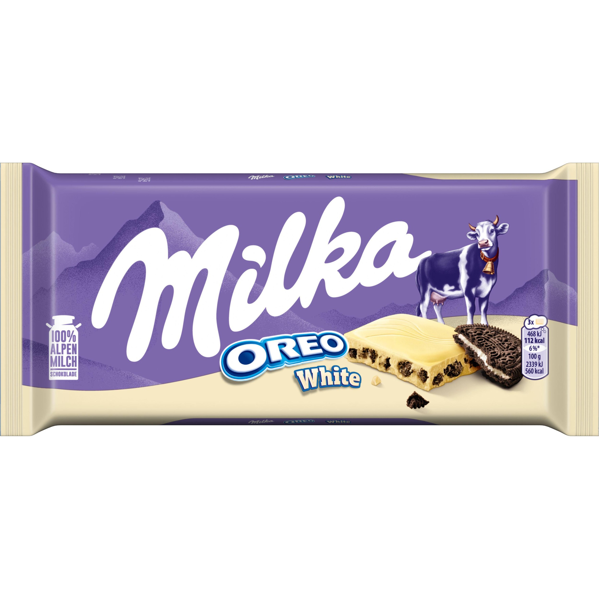 Trvanlivé potraviny - Milka čokoláda OREO bílá čokoláda 100 g