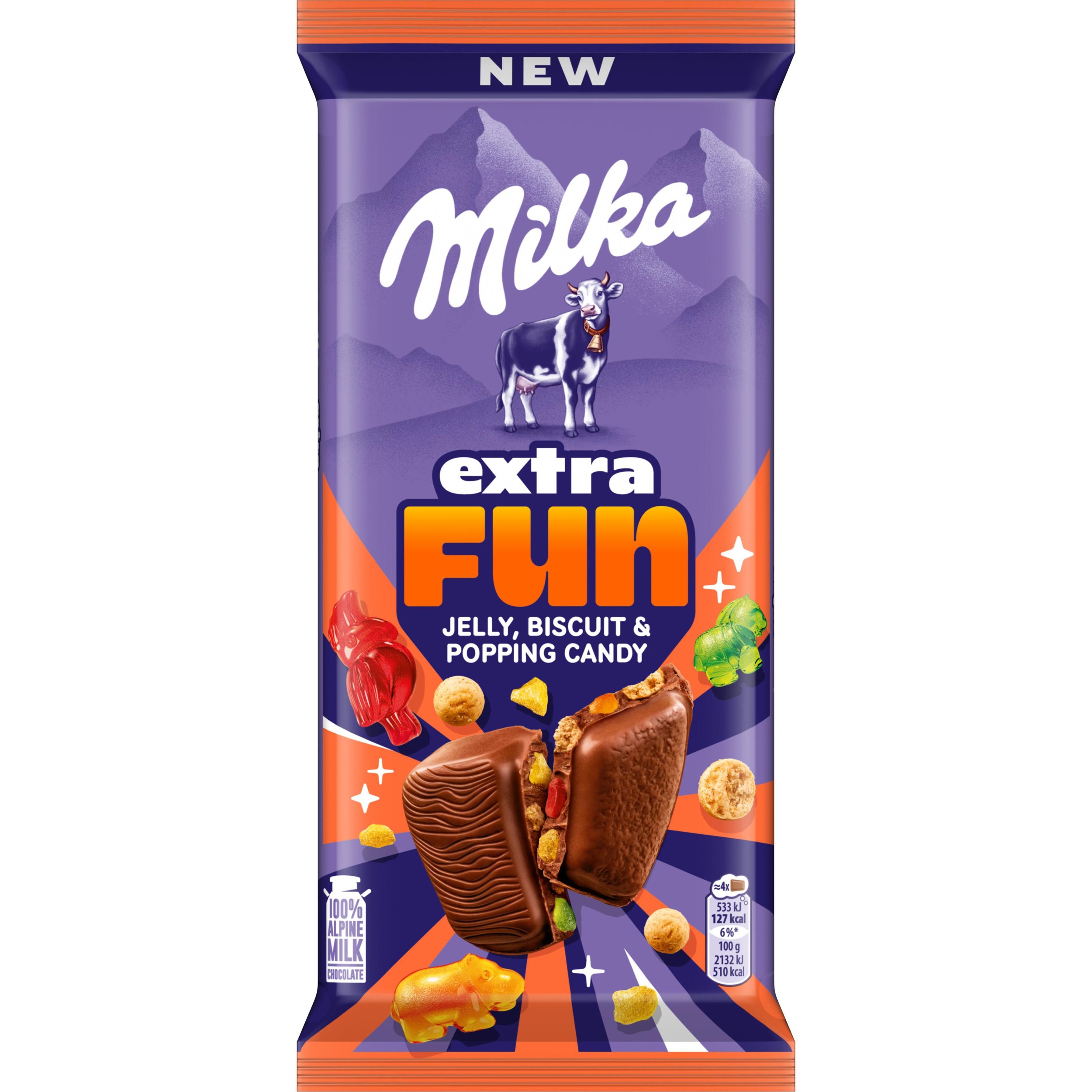 Trvanlivé potraviny - Milka Čokoláda Sušenka želé 150g