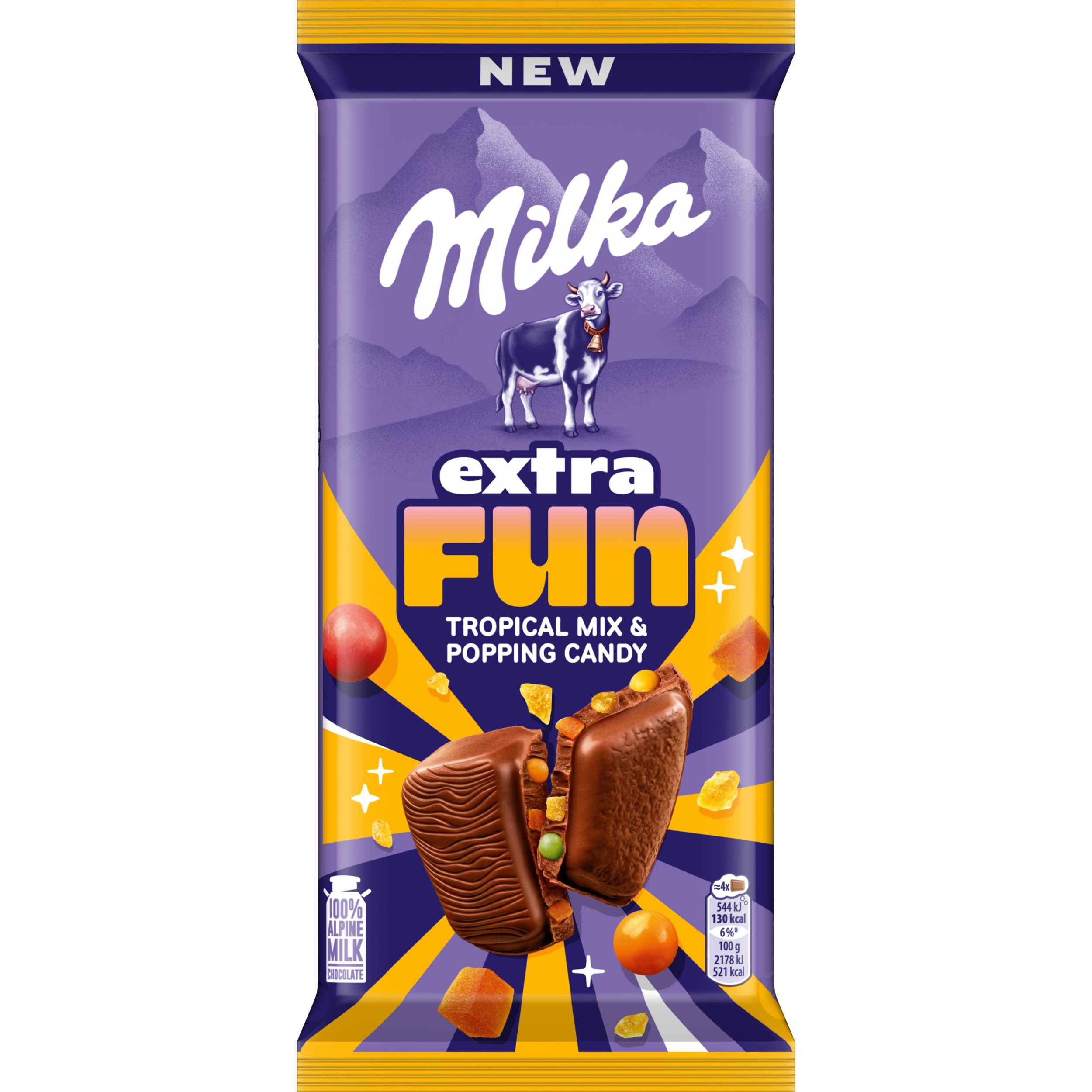 Trvanlivé potraviny - Milka Čokoláda Tropický mix 150g