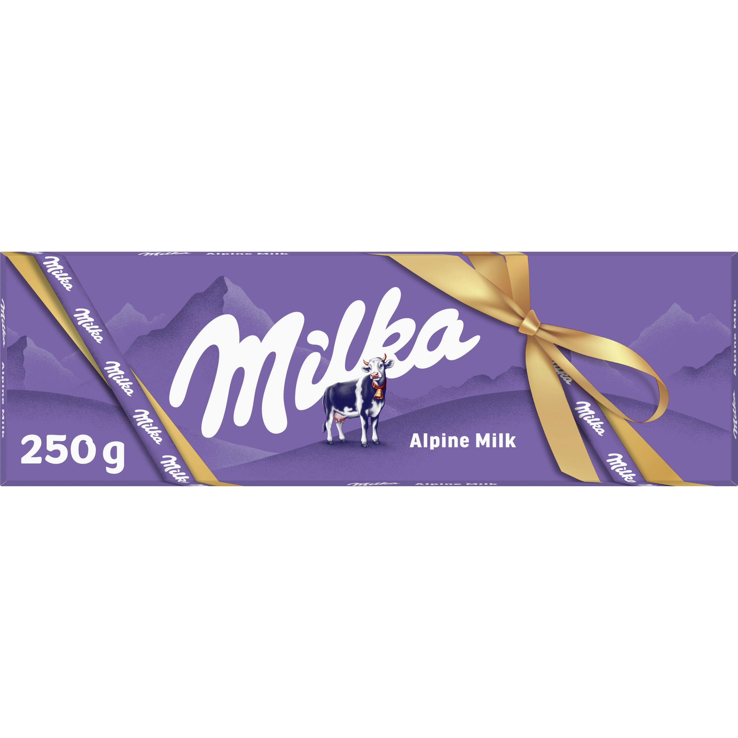 Trvanlivé potraviny - Milka Mléčná čokoláda z alpského mléka 250g