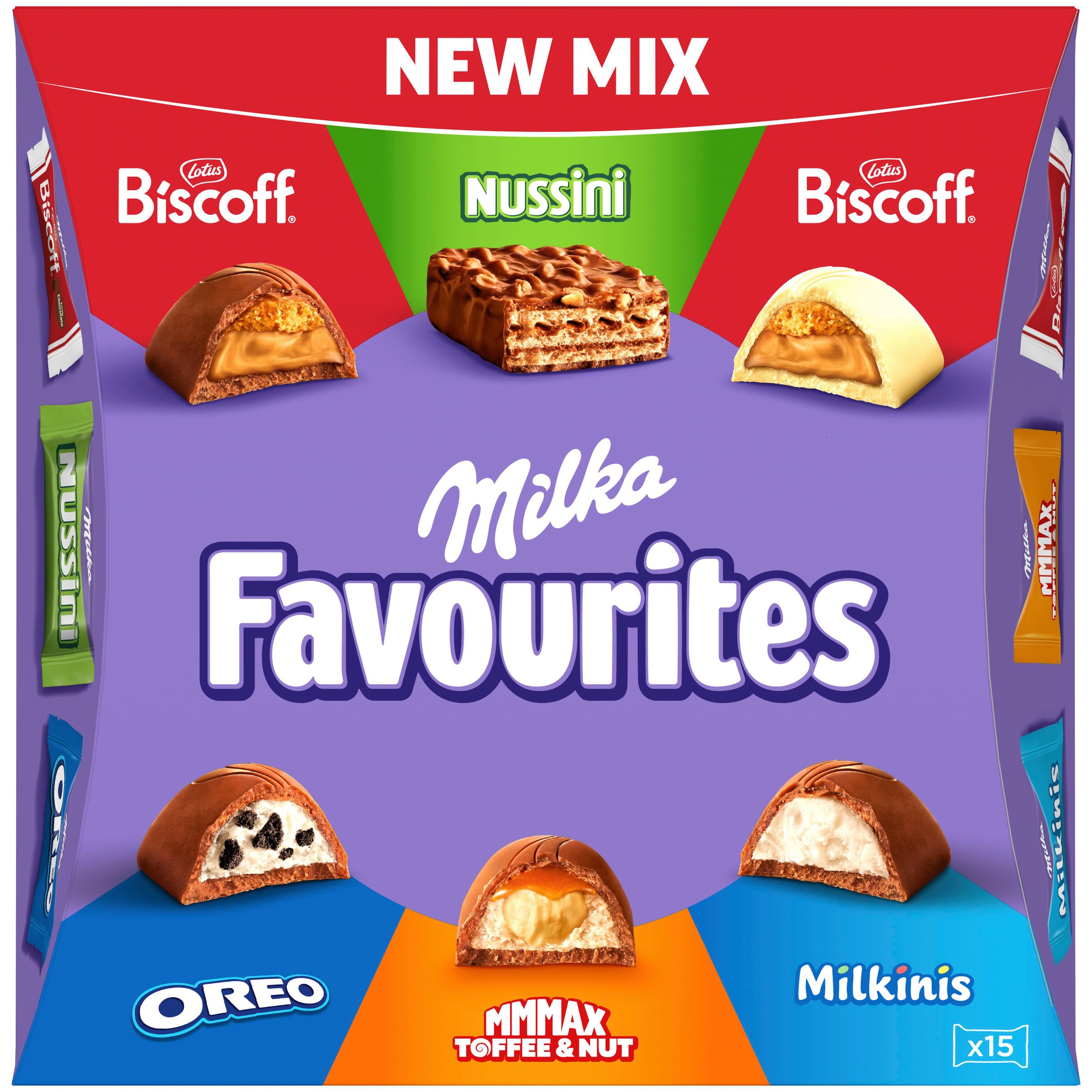 Trvanlivé potraviny - Milka Pralinky Favourits bonboniéra 140g