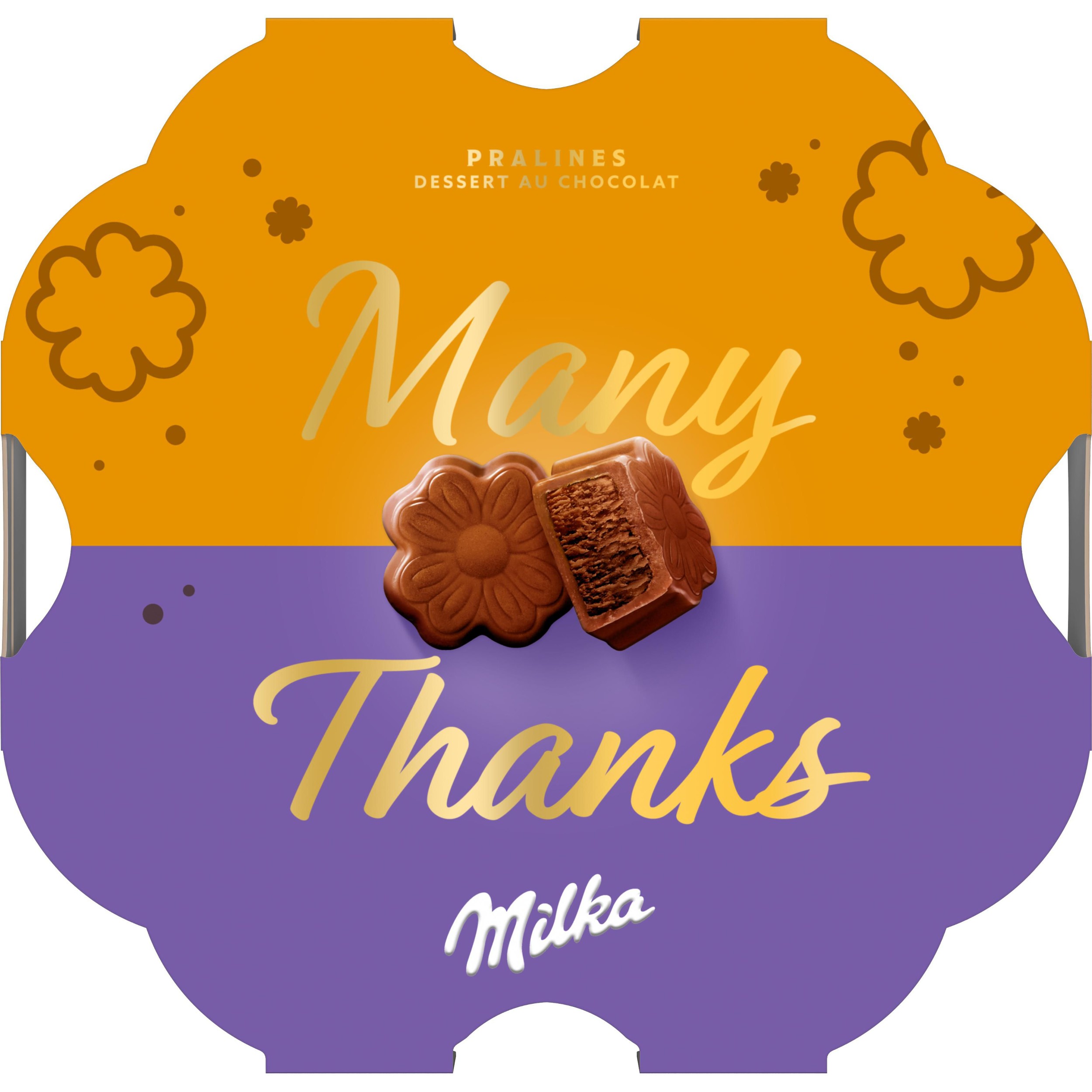Trvanlivé potraviny - Milka Pralinky Many Thanks bonboniéra, kakaový krém 44g