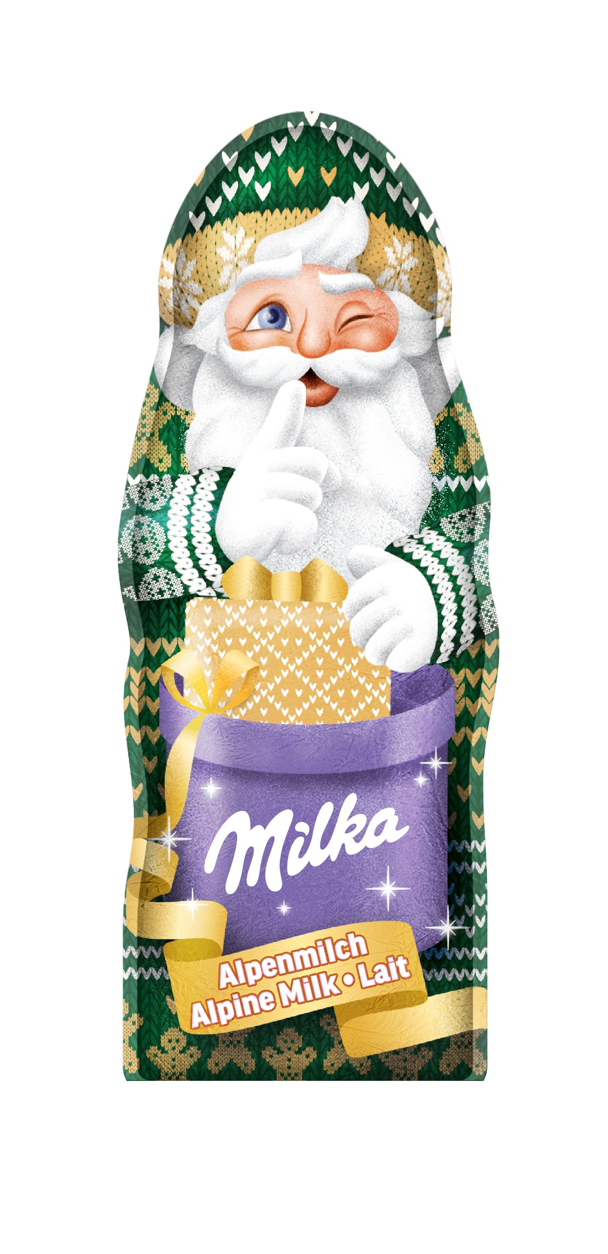 Trvanlivé potraviny - Milka Santa LED, různé bavy 45g