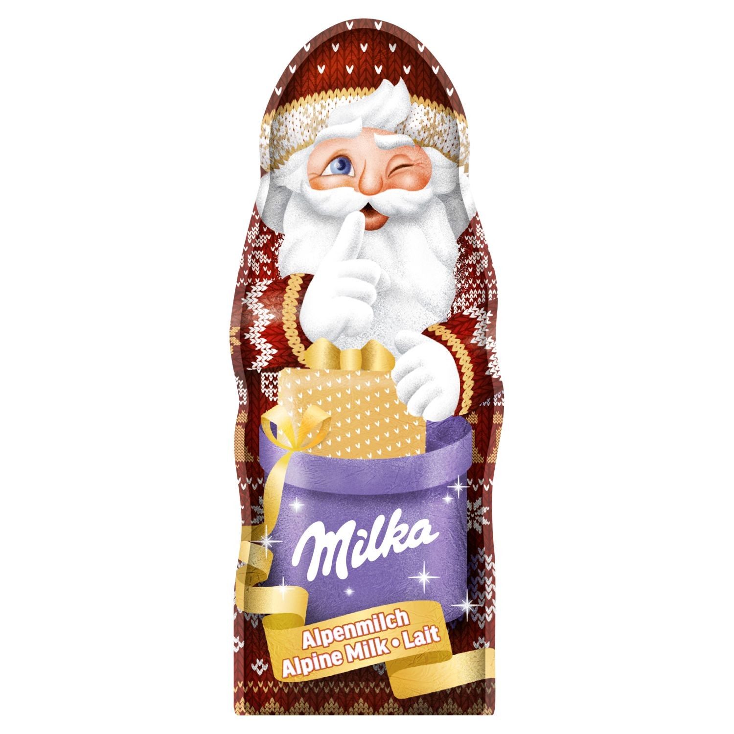 Trvanlivé potraviny - Milka Santa různé barvy 90g
