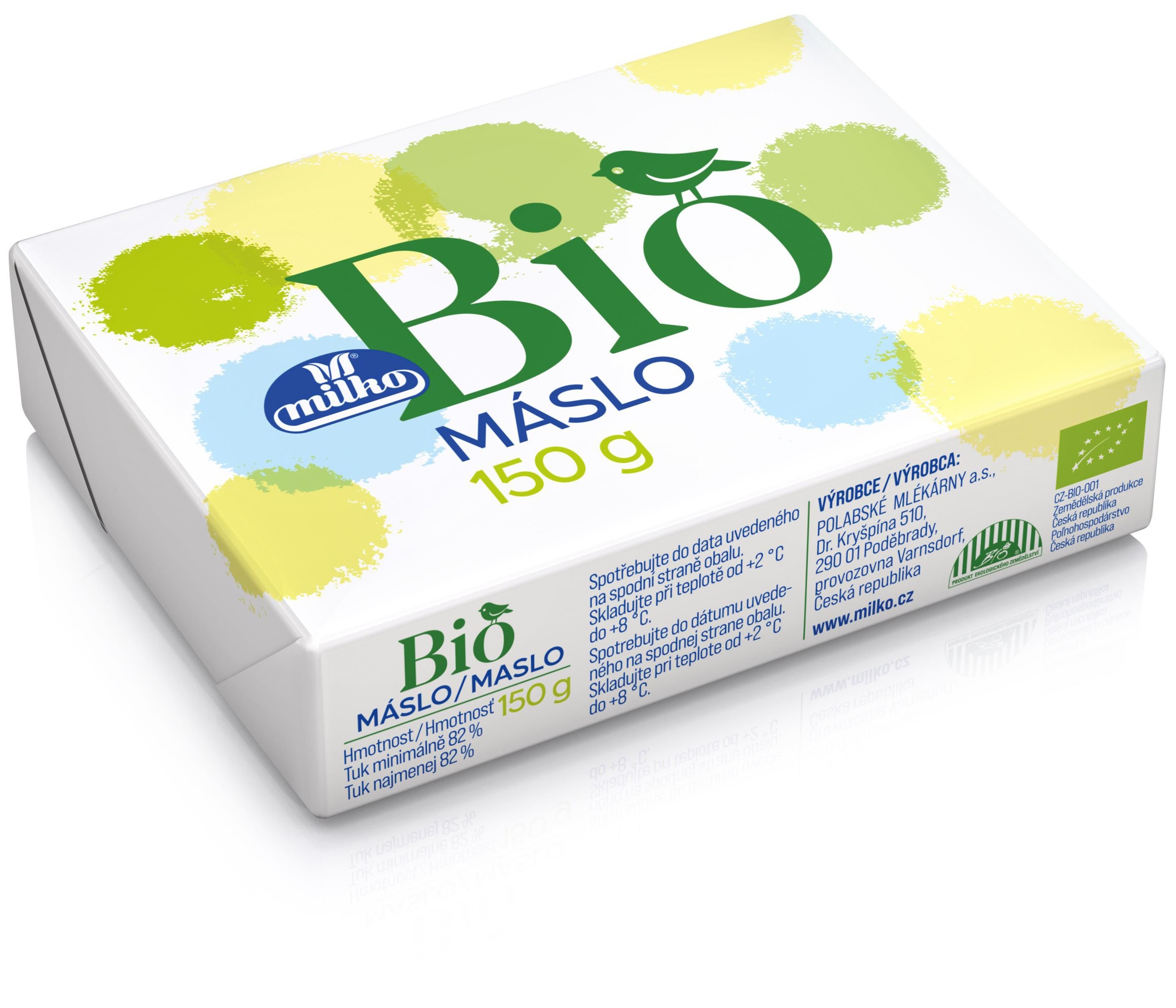 Mléčné a chlazené - Milko BIO máslo 150 g