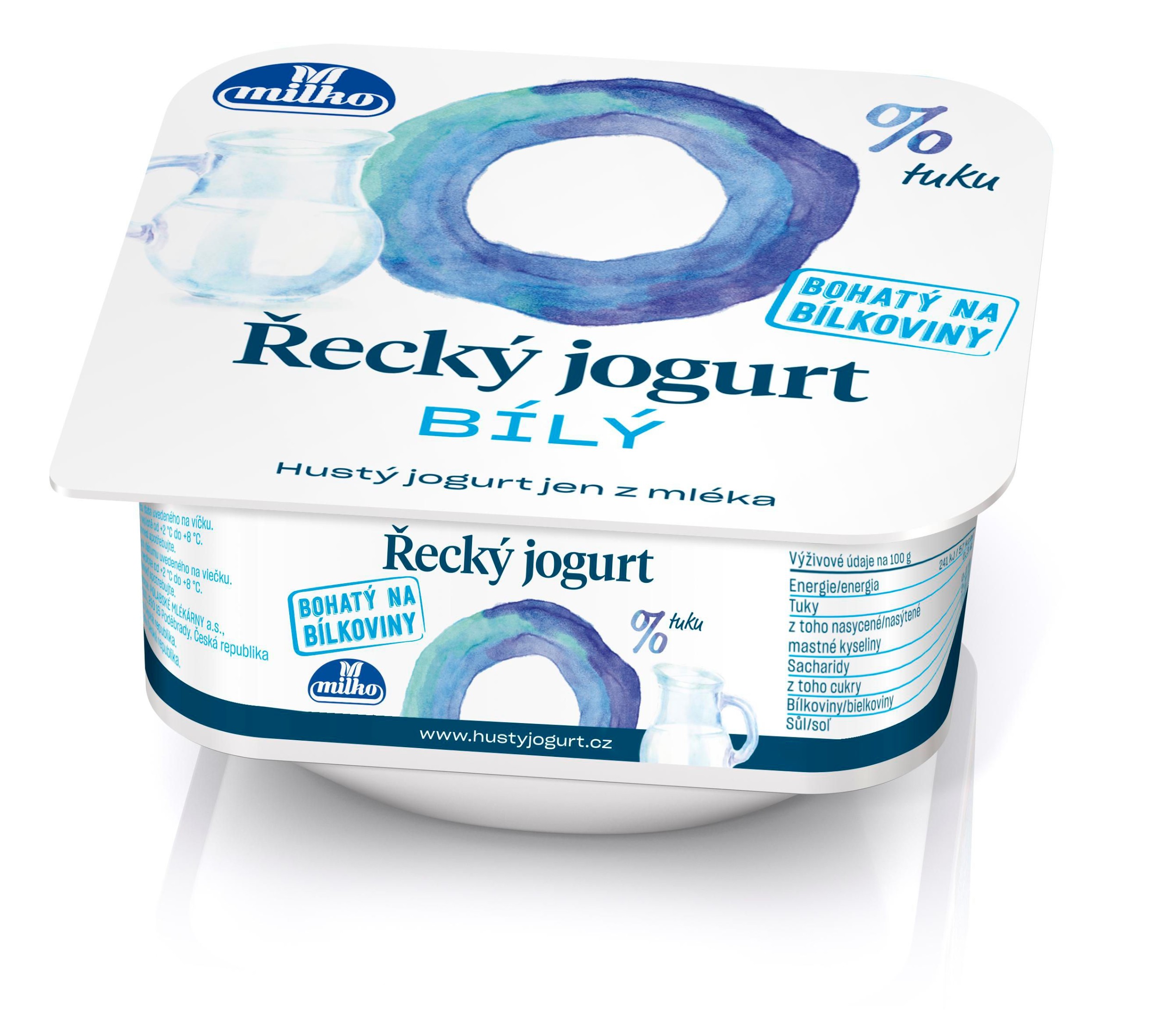 TOP produkty - Milko Řecký jogurt 0% bílý 140 g