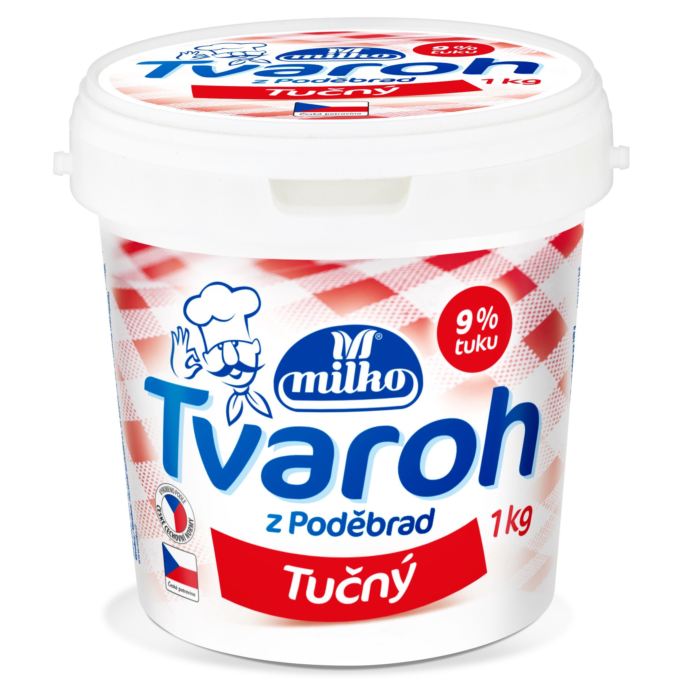 Mléčné a chlazené - Milko Tvaroh tučný 1kg