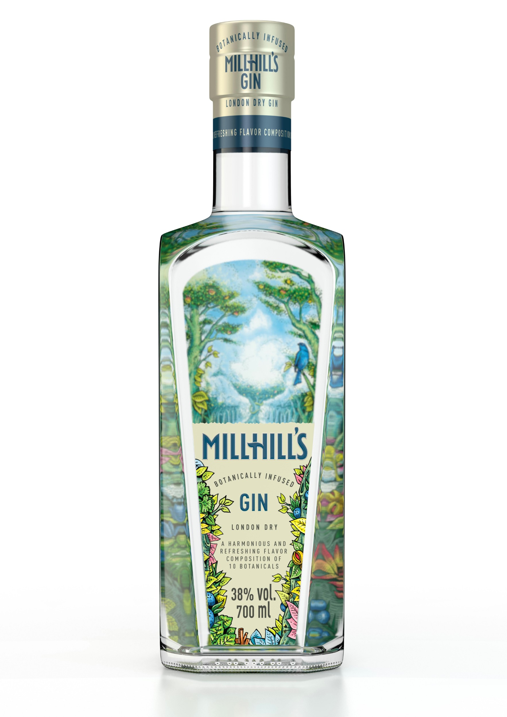 Nápoje - Millhill´s London Dry 38% 0,7 l