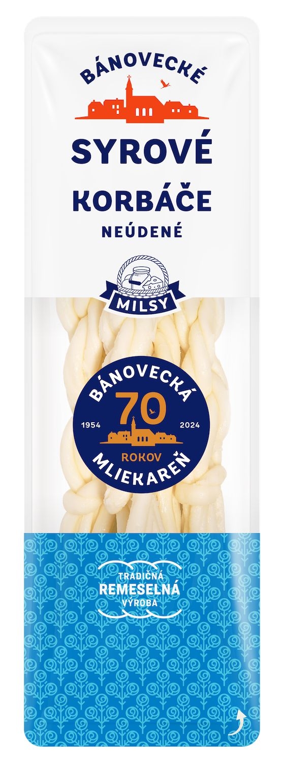 Mléčné a chlazené - Milsy Bánovecké korbáčiky neúdené 80 g