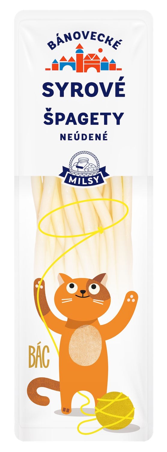 Mléčné a chlazené - Milsy Sýrové špagety 80 g