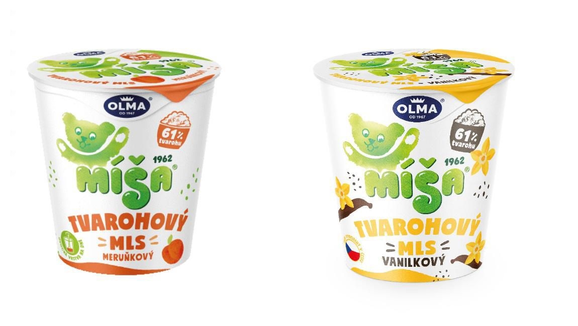 Mléčné a chlazené - Míša Tvarohový mls různé příchutě 130g
