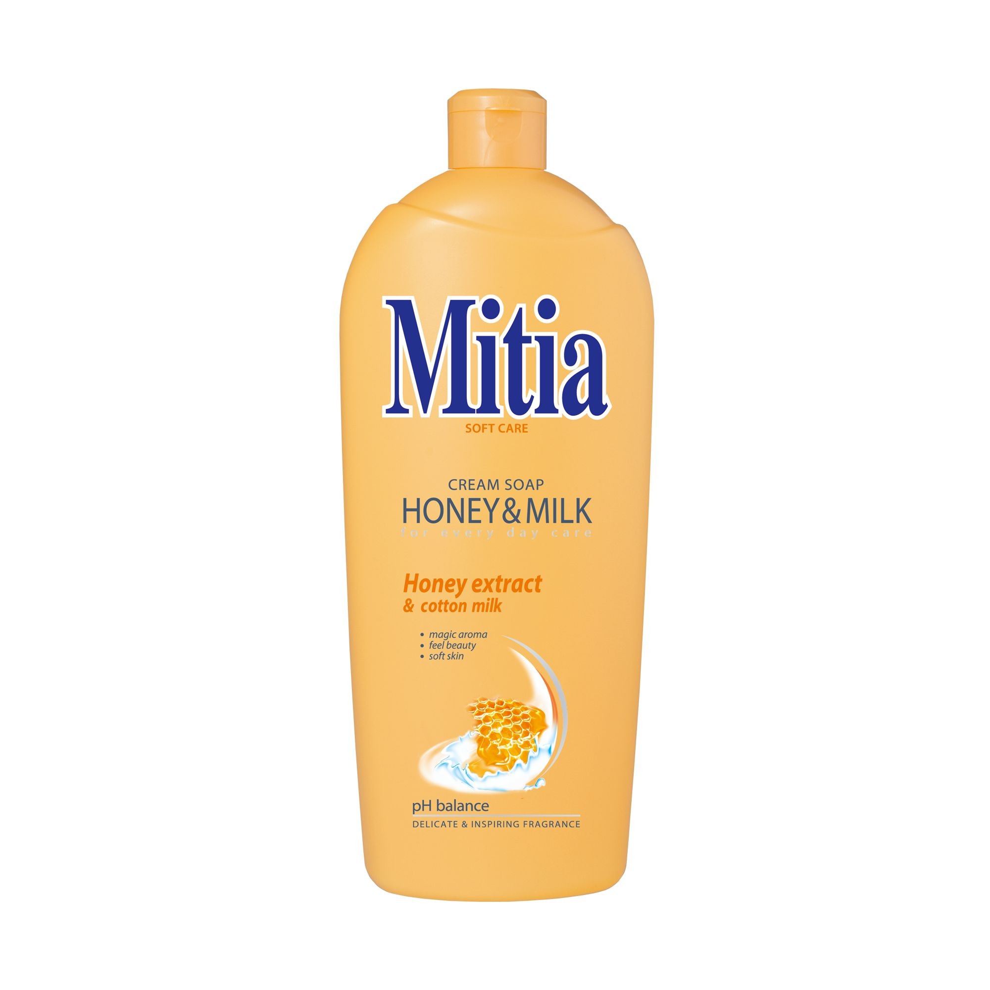 Drogerie a kosmetika - Mitia Honey & Milk krémové mýdlo 1000 ml
