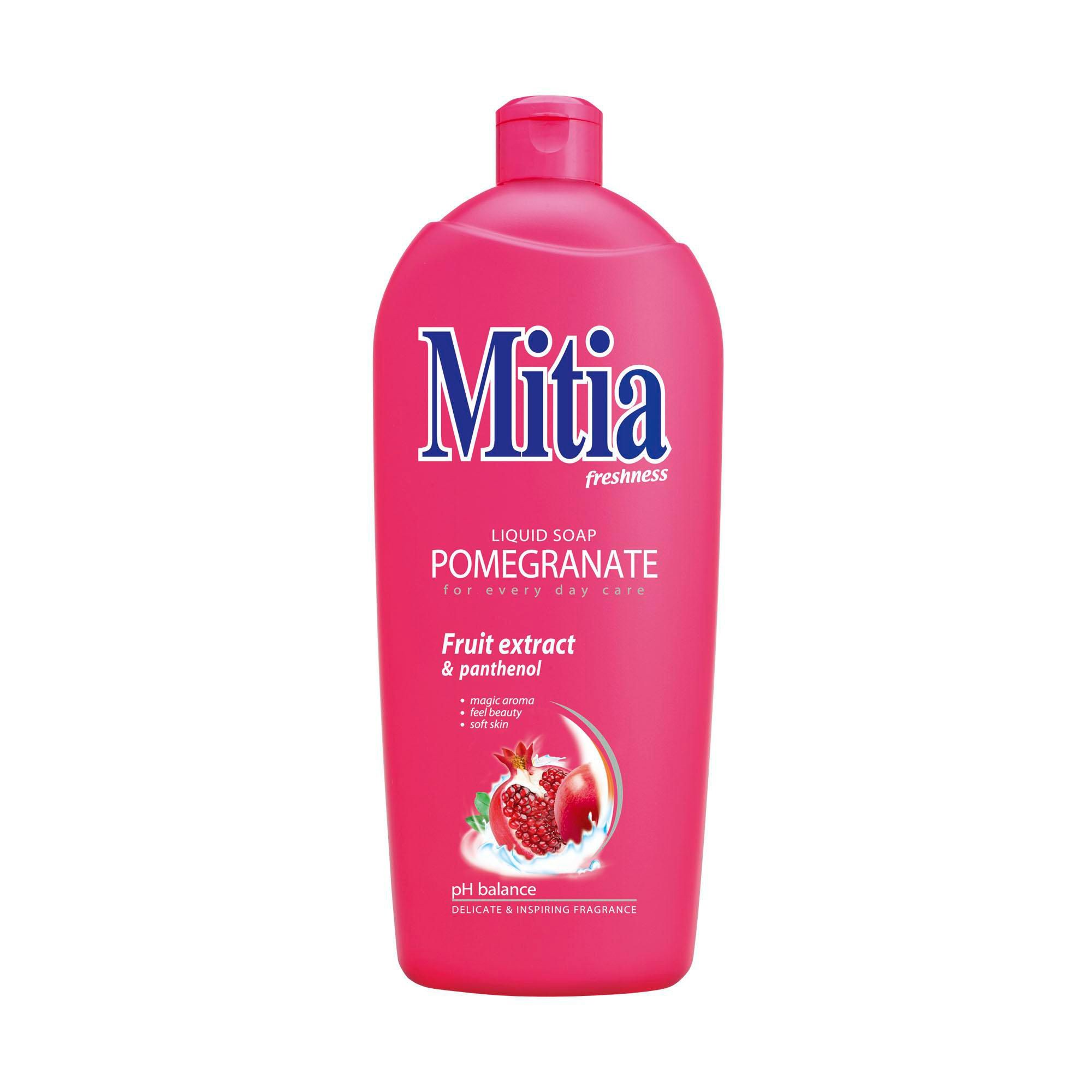Drogerie a kosmetika - Mitia Refill Pomegranate Tekuté mýdlo 1l