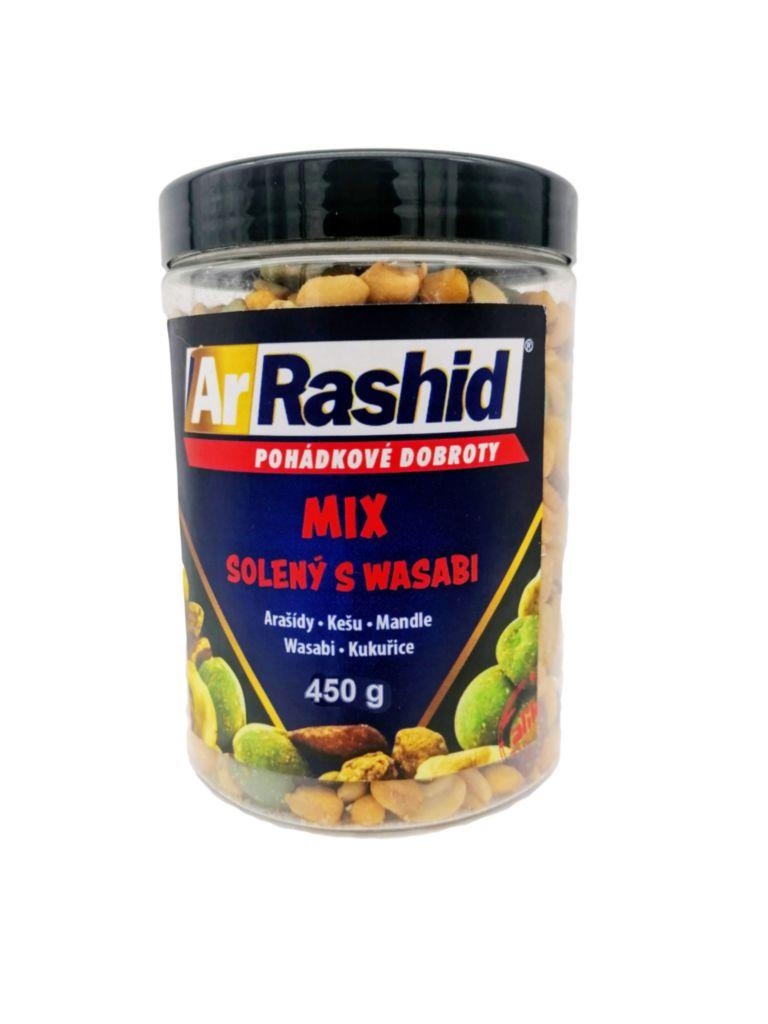 Trvanlivé potraviny - Mix oříšků s wasabi, solený 450g