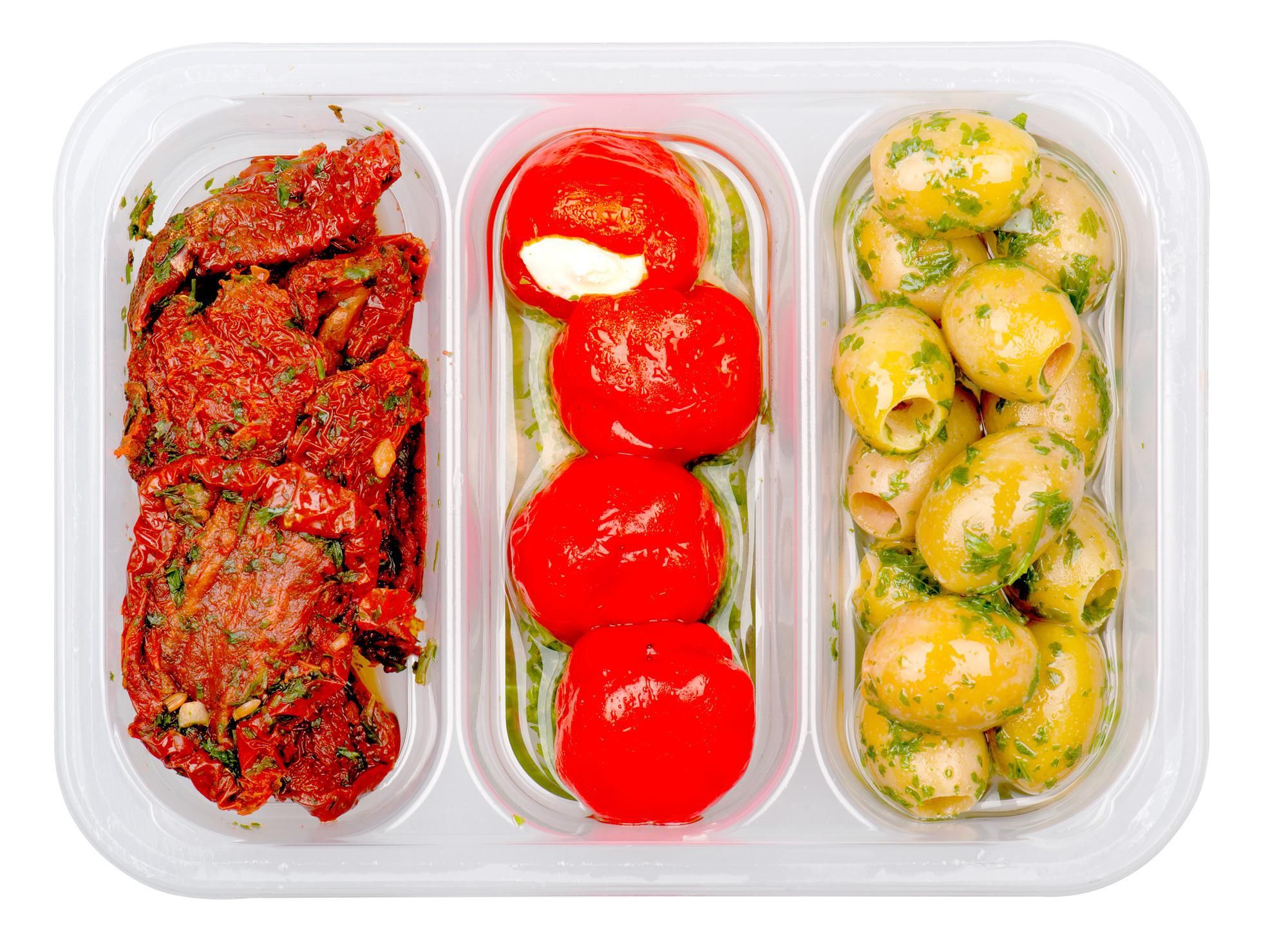 Uzeniny a lahůdky - Mix&Share Antipasti Athos – směs zeleniny/oliv 250g