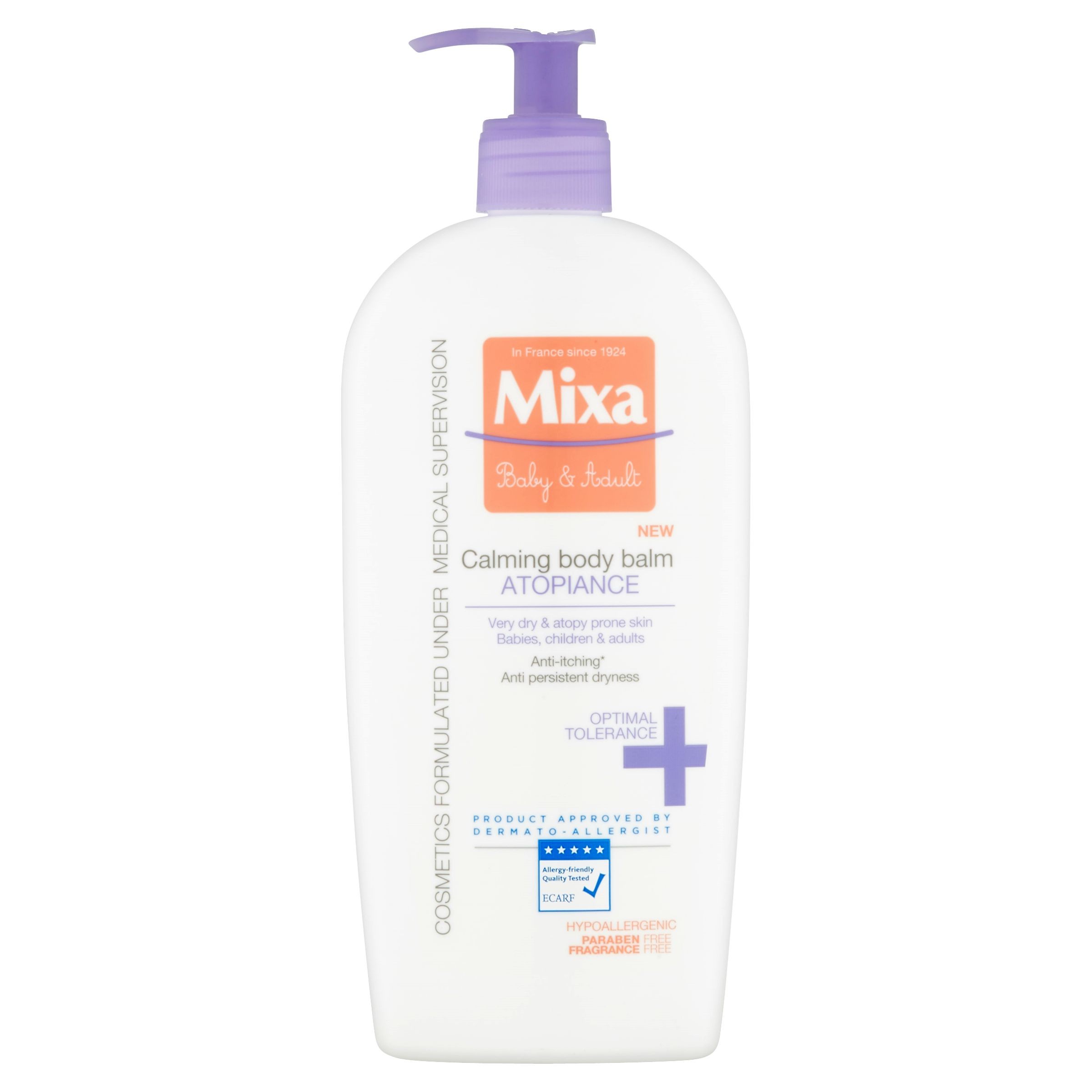 Drogerie a kosmetika - Mixa Baby & Adult Atopiance zklidňující tělové mléko 400 ml