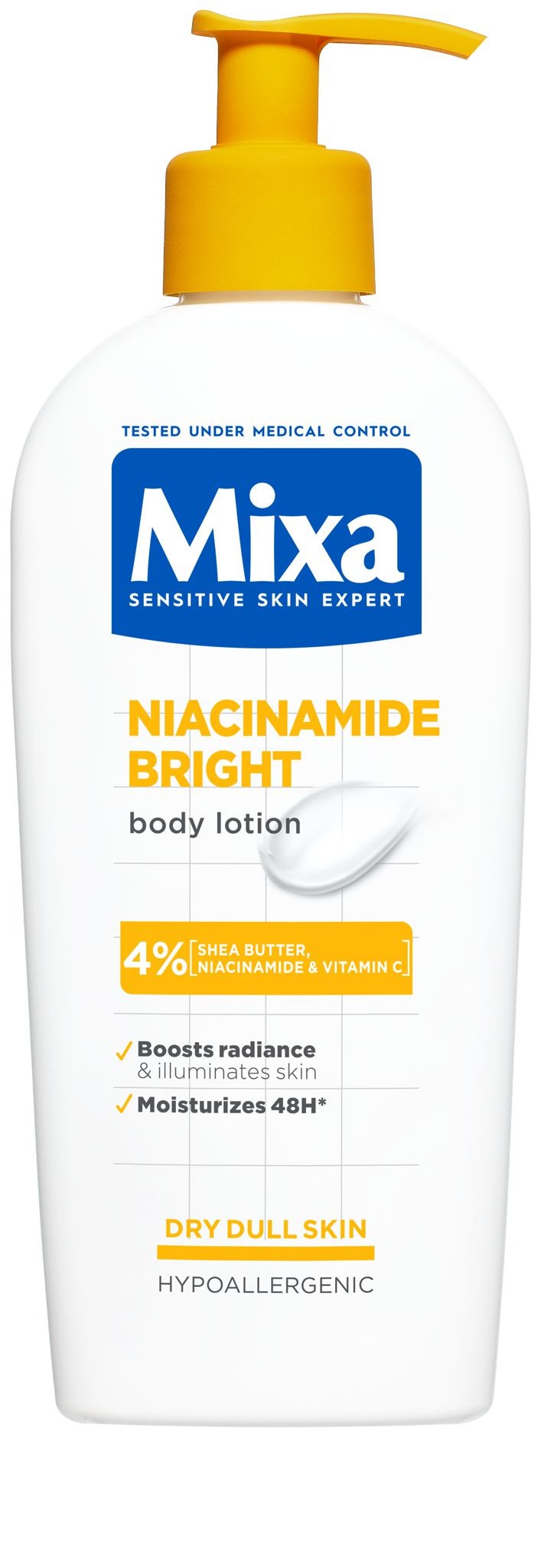 Drogerie a kosmetika - Mixa Body Lotion Niacinamid 250ml