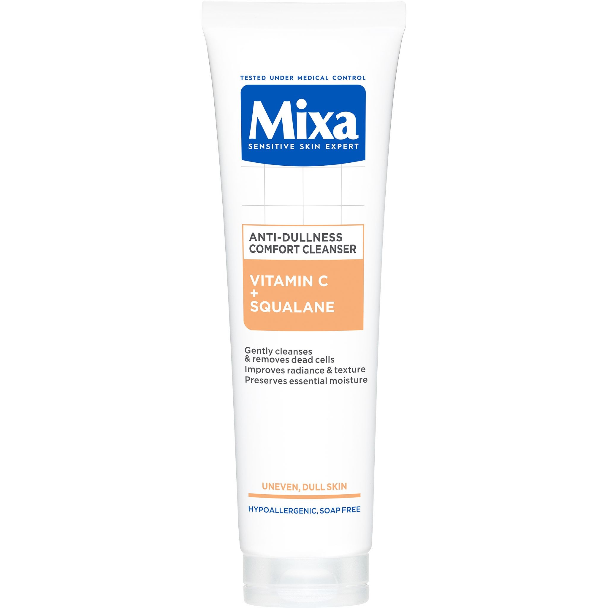 Drogerie a kosmetika - Mixa čistící gel pro mdlou pleť 150 ml