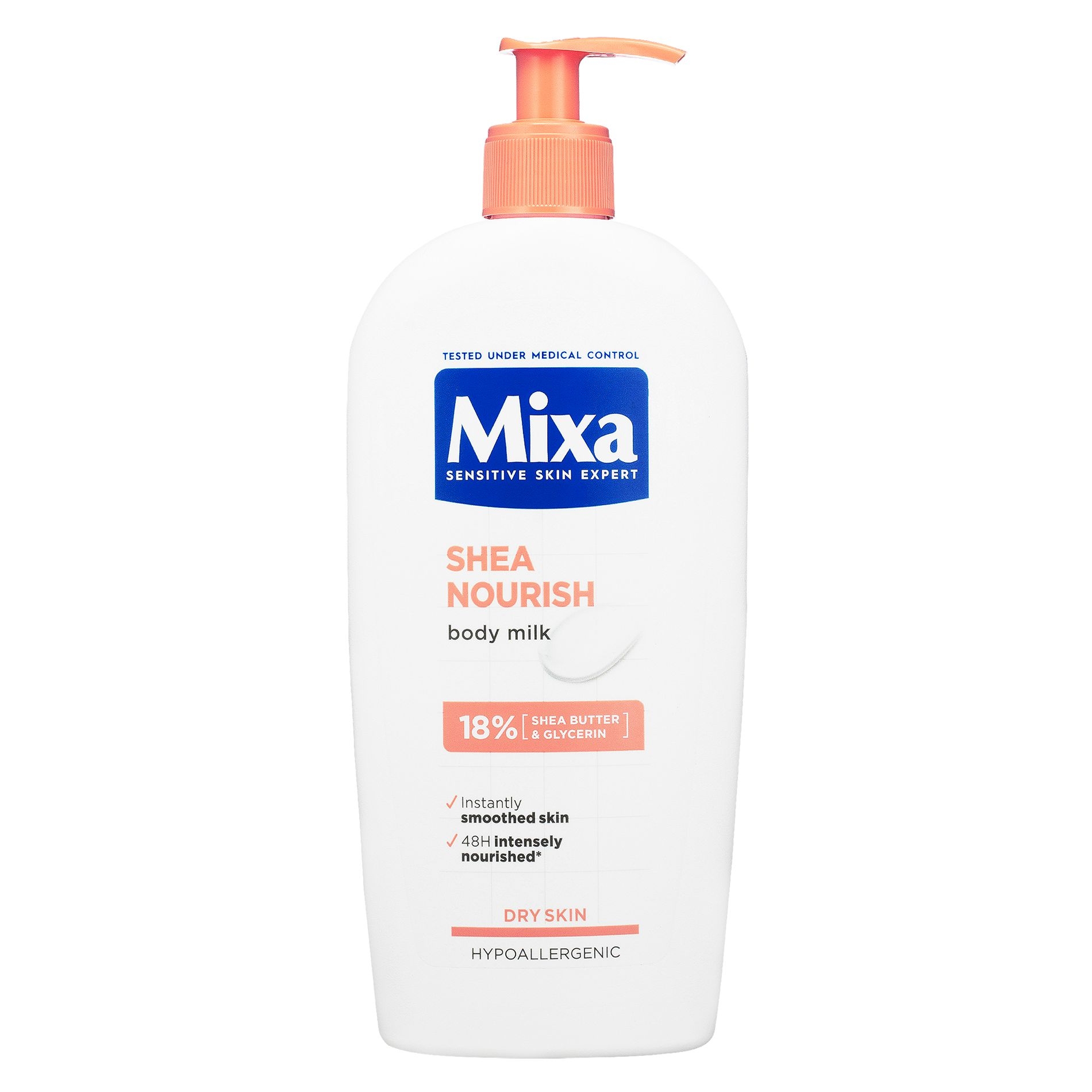 Drogerie a kosmetika - Mixa Intense nourishment intenzivní vyživující tělové mléko 400ml