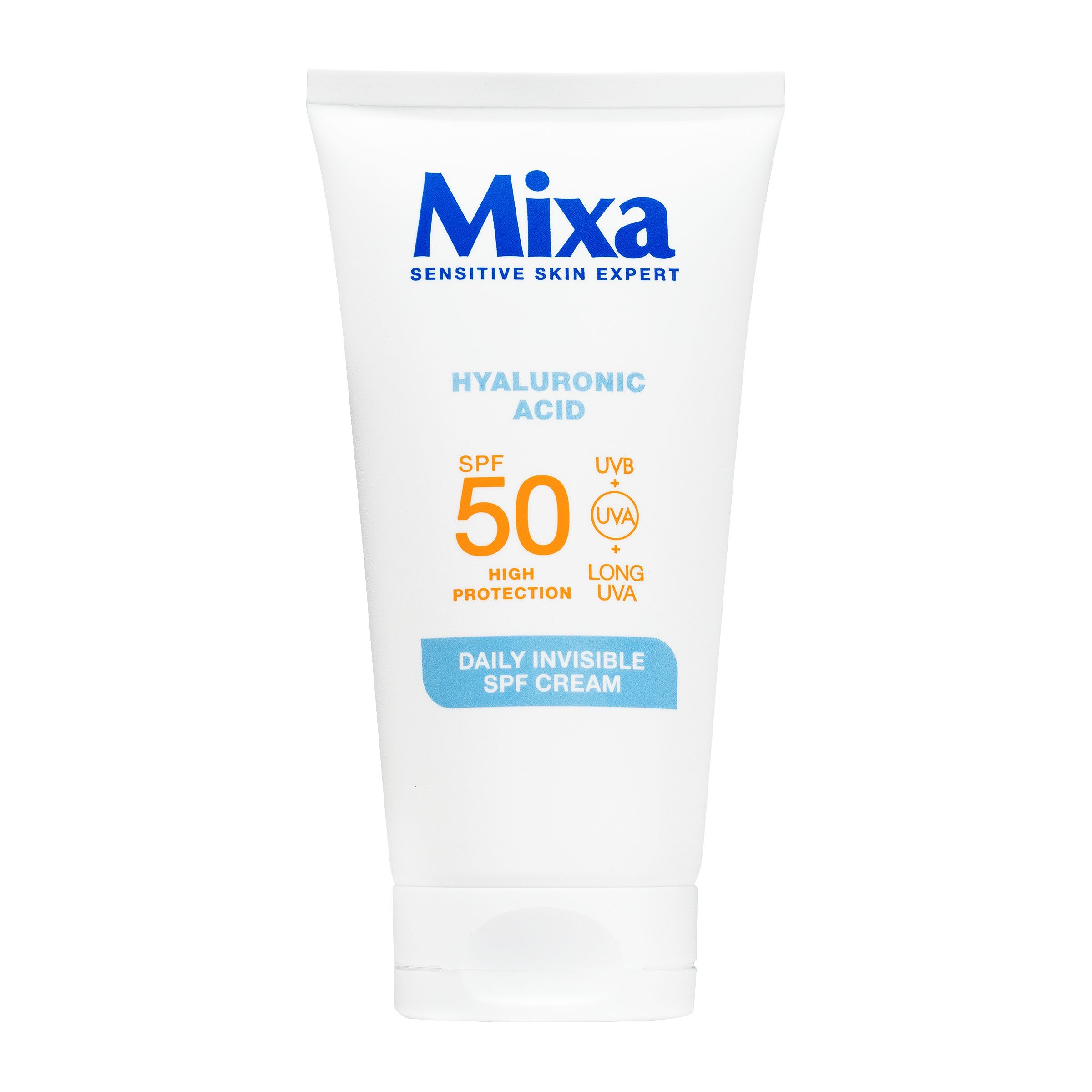 Drogerie a kosmetika - Mixa neviditelný denní krém SPF 50 50 ml