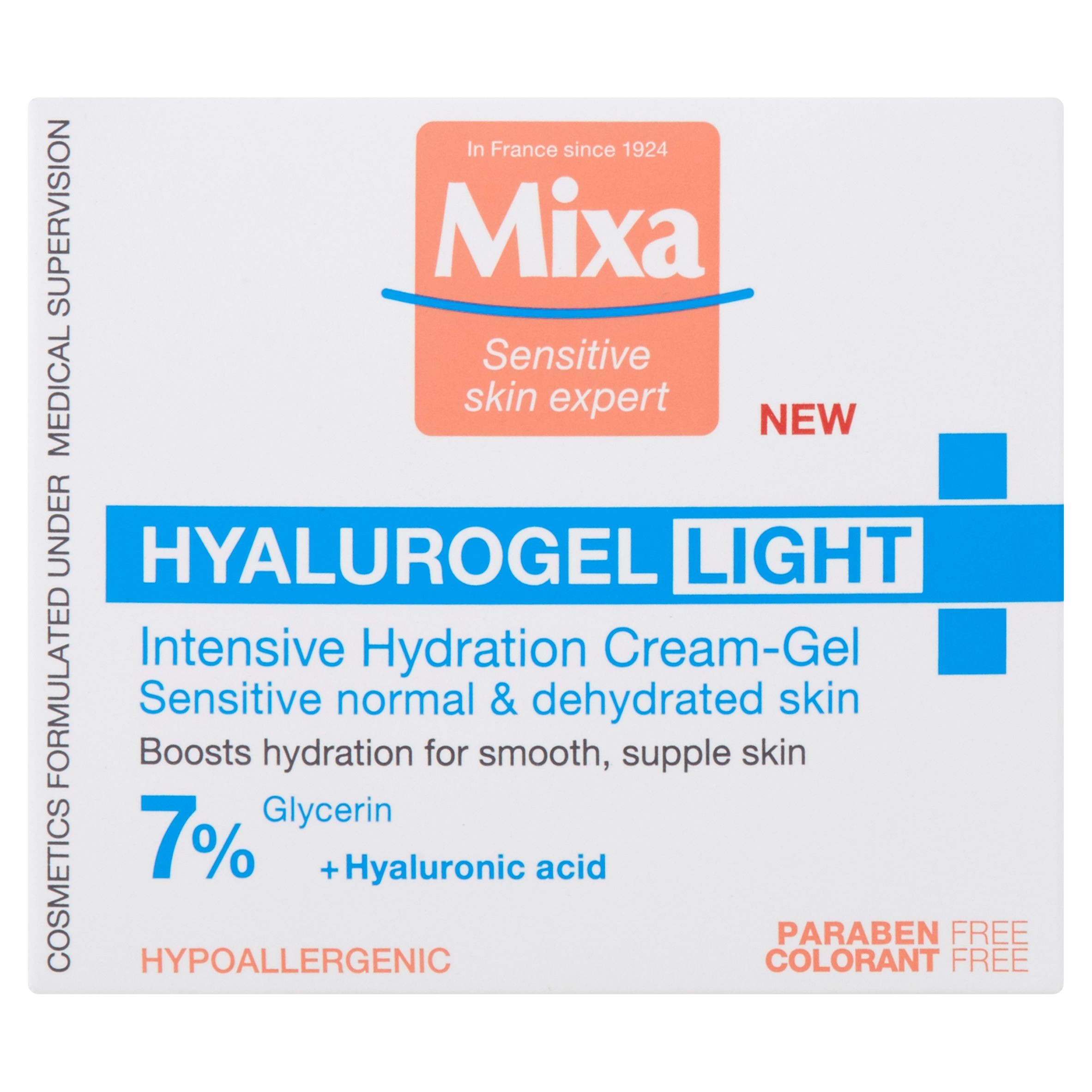 Drogerie a kosmetika - Mixa Sensitive Skin Expert intenzivní hydratační péče 50 ml